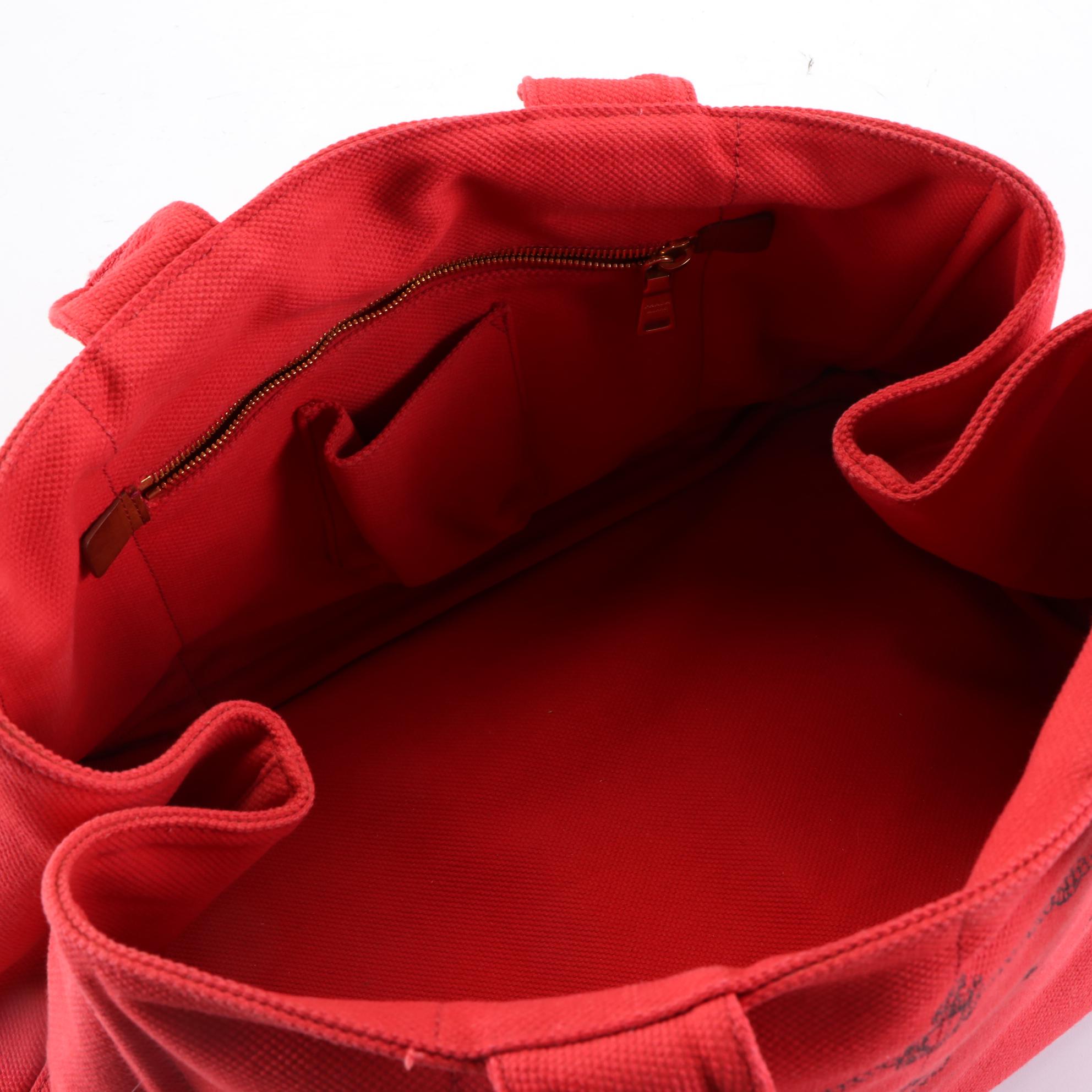 Prada Canapa Canvas Tote Bag