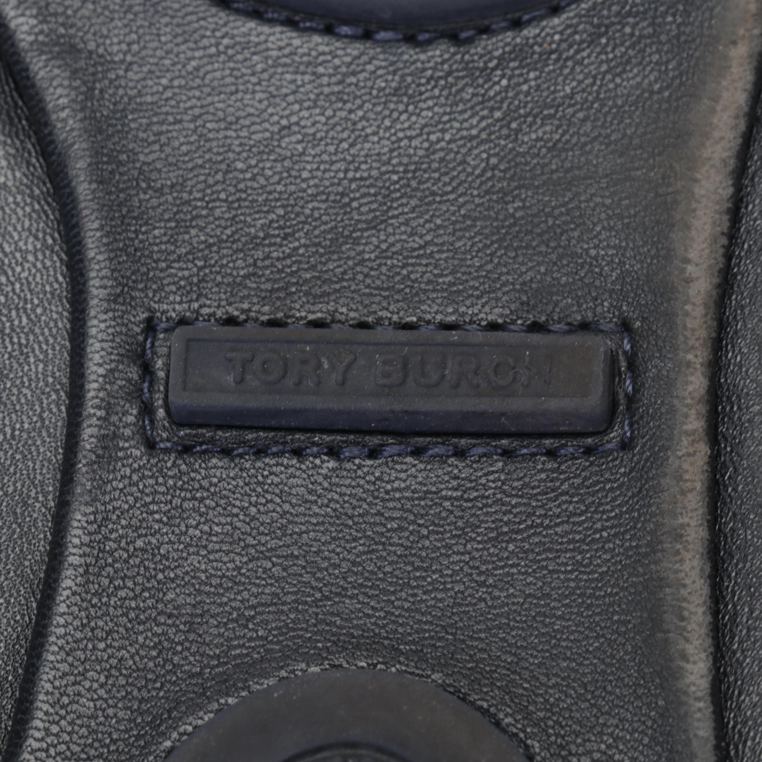 Tory Burch Miller Multicolor Sandals with Navy, Black, and Quilted Ballet Flats