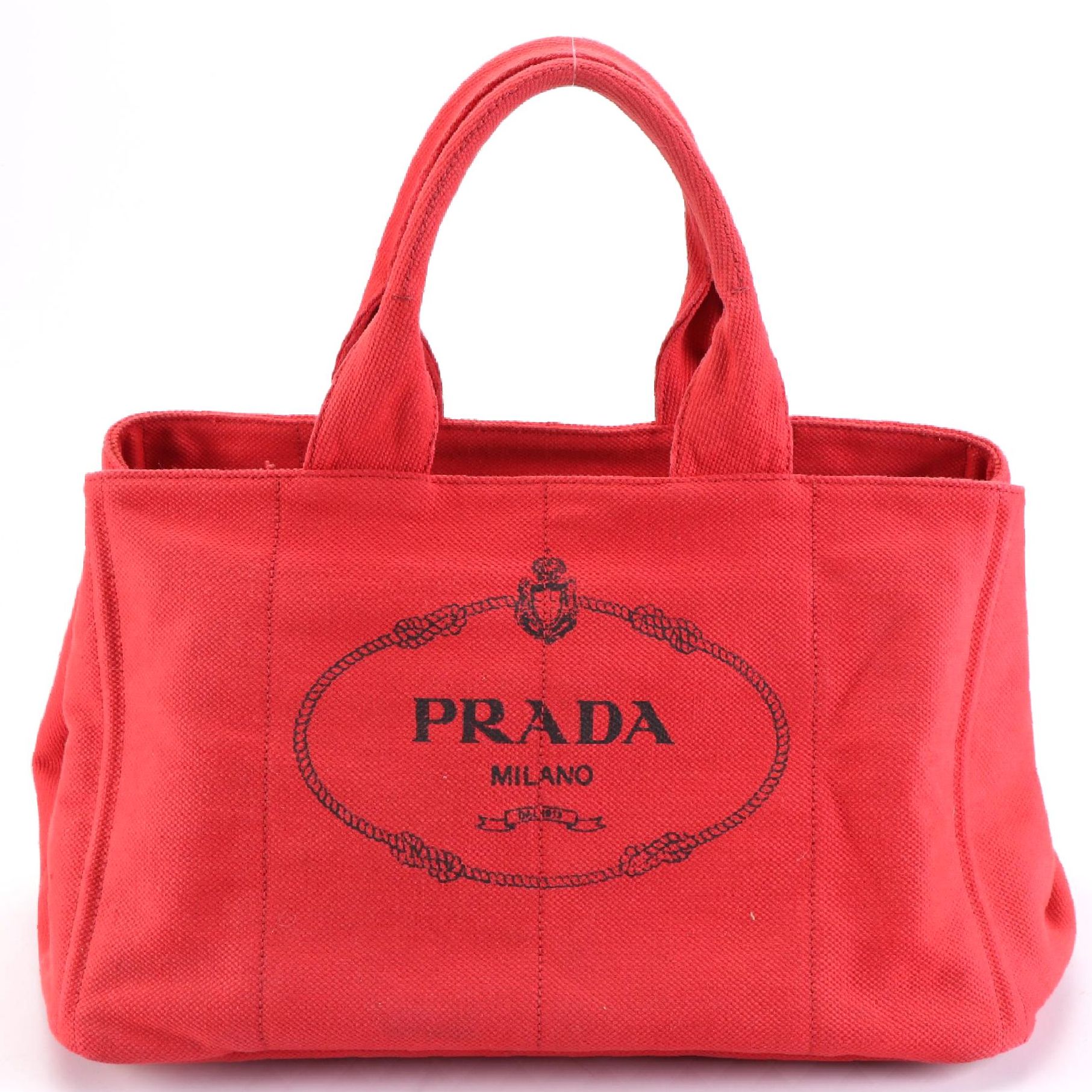Prada Canapa Canvas Tote Bag