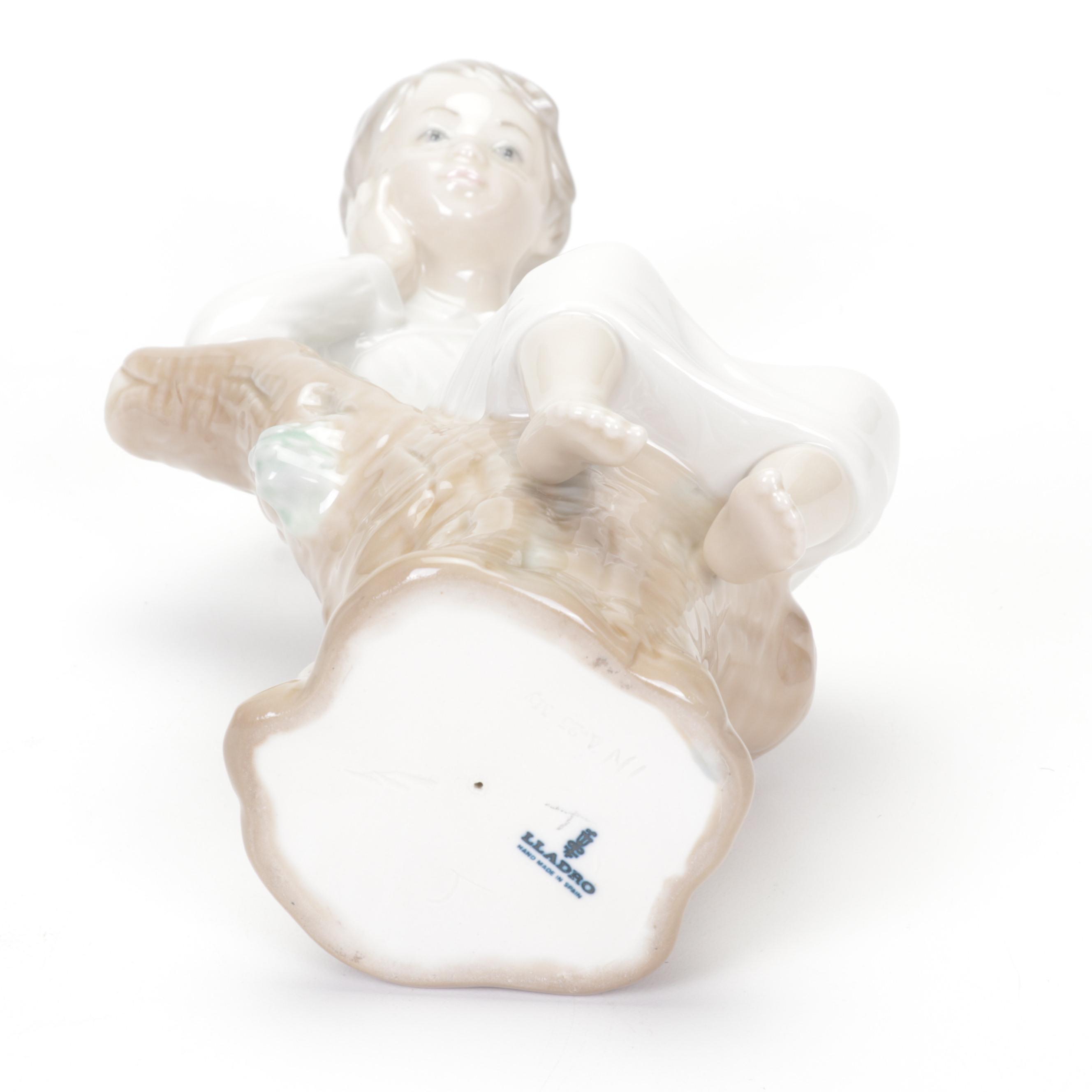 Lladró and Nao by Lladró "Dancer with Veil", "Boy Thinking", and More Figurines