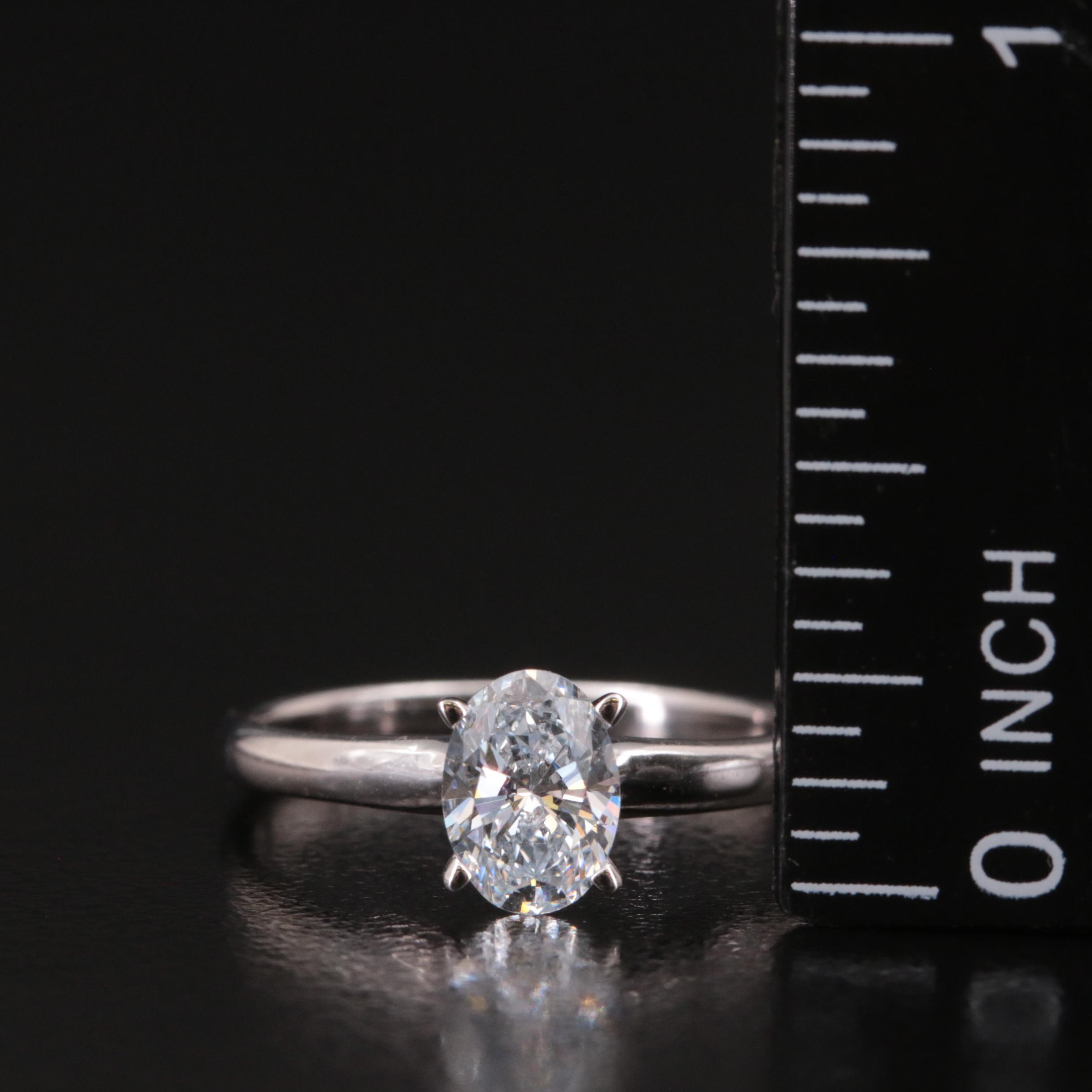 14K 0.91 CT Lab Grown Diamond Solitaire Ring