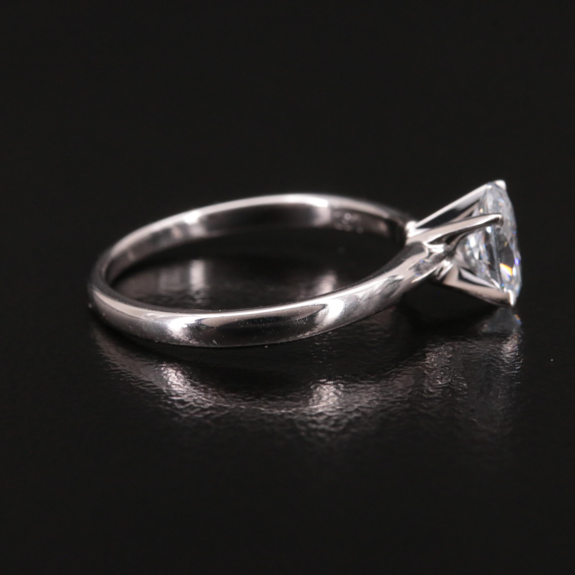 14K 0.91 CT Lab Grown Diamond Solitaire Ring