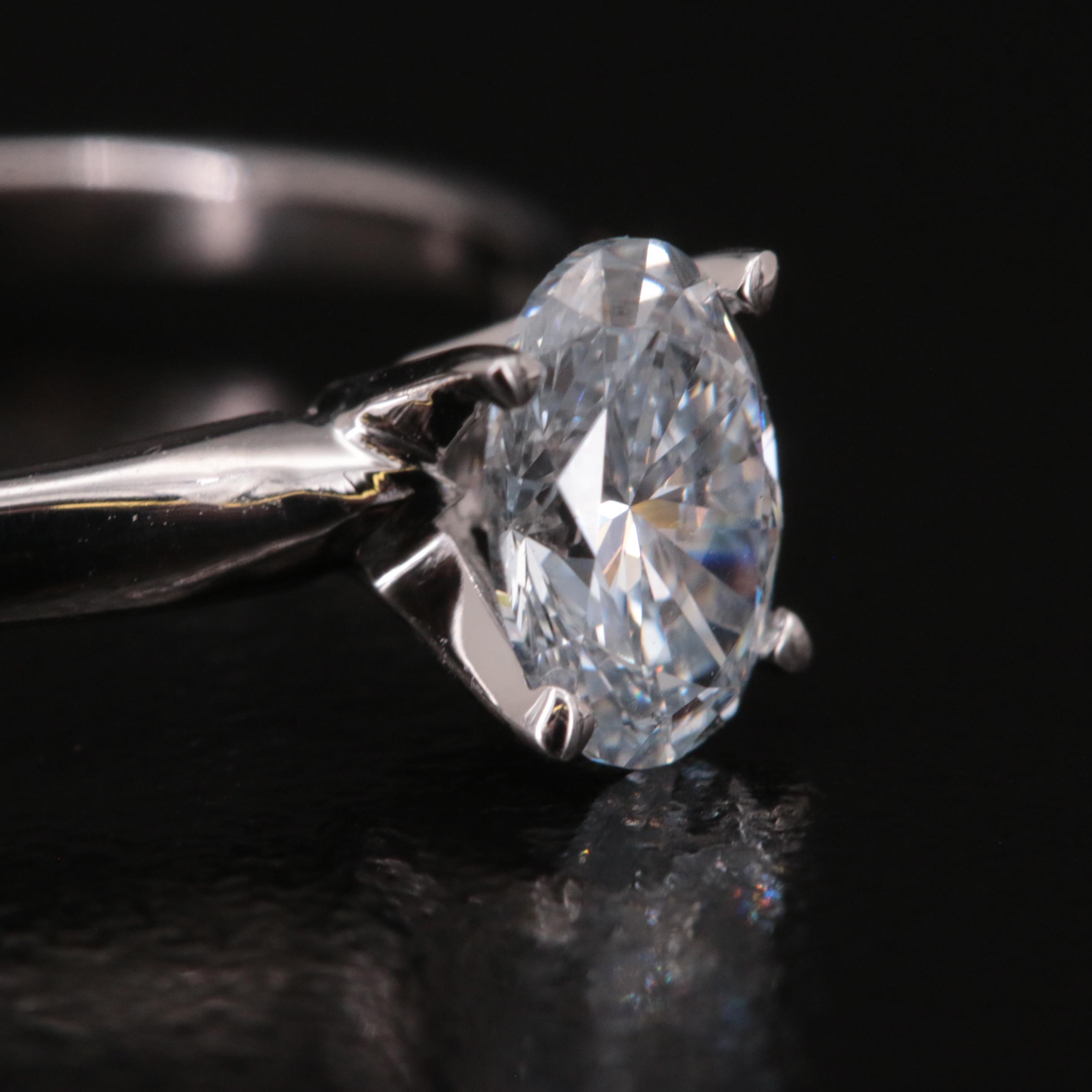 14K 0.91 CT Lab Grown Diamond Solitaire Ring