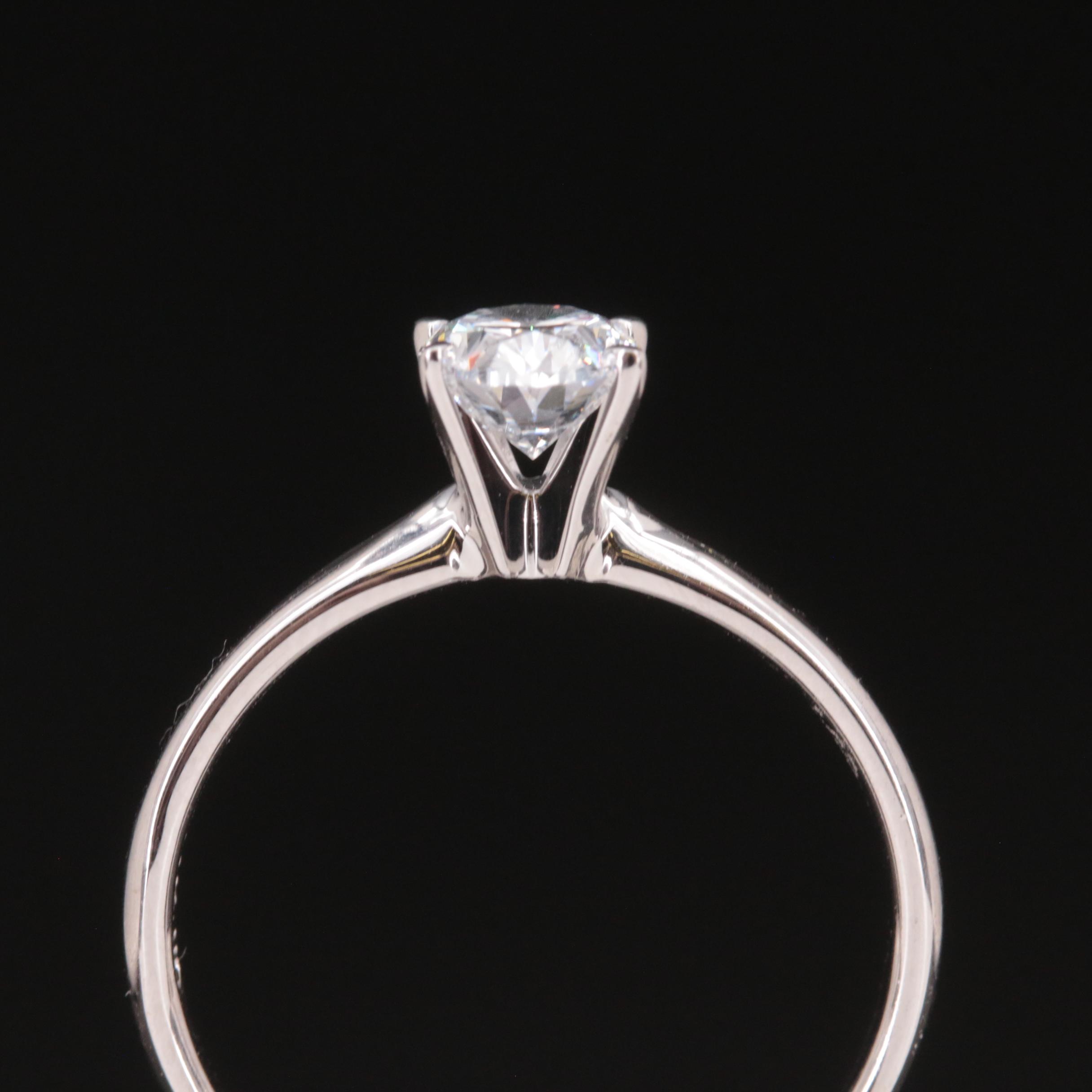 14K 0.91 CT Lab Grown Diamond Solitaire Ring