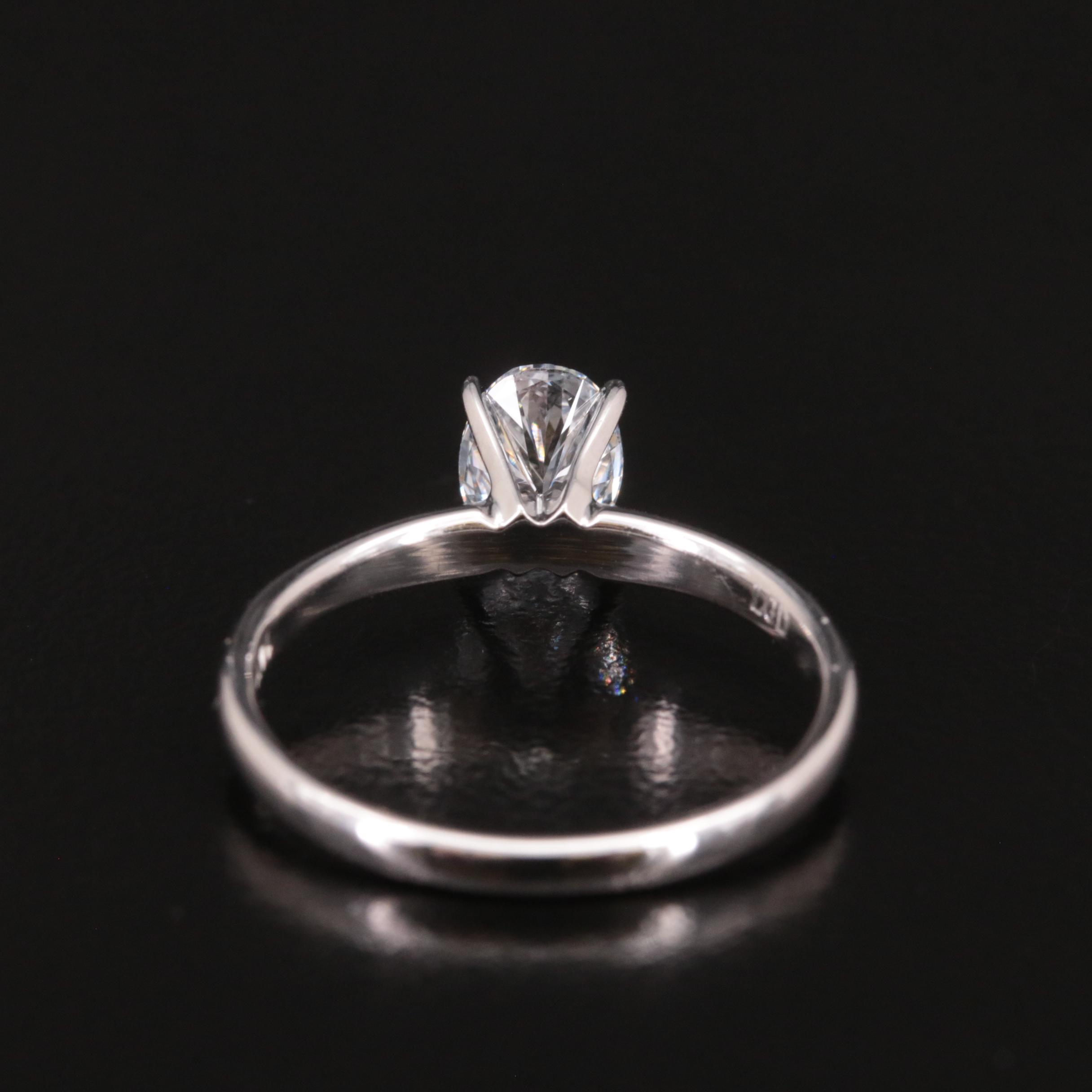 14K 0.91 CT Lab Grown Diamond Solitaire Ring