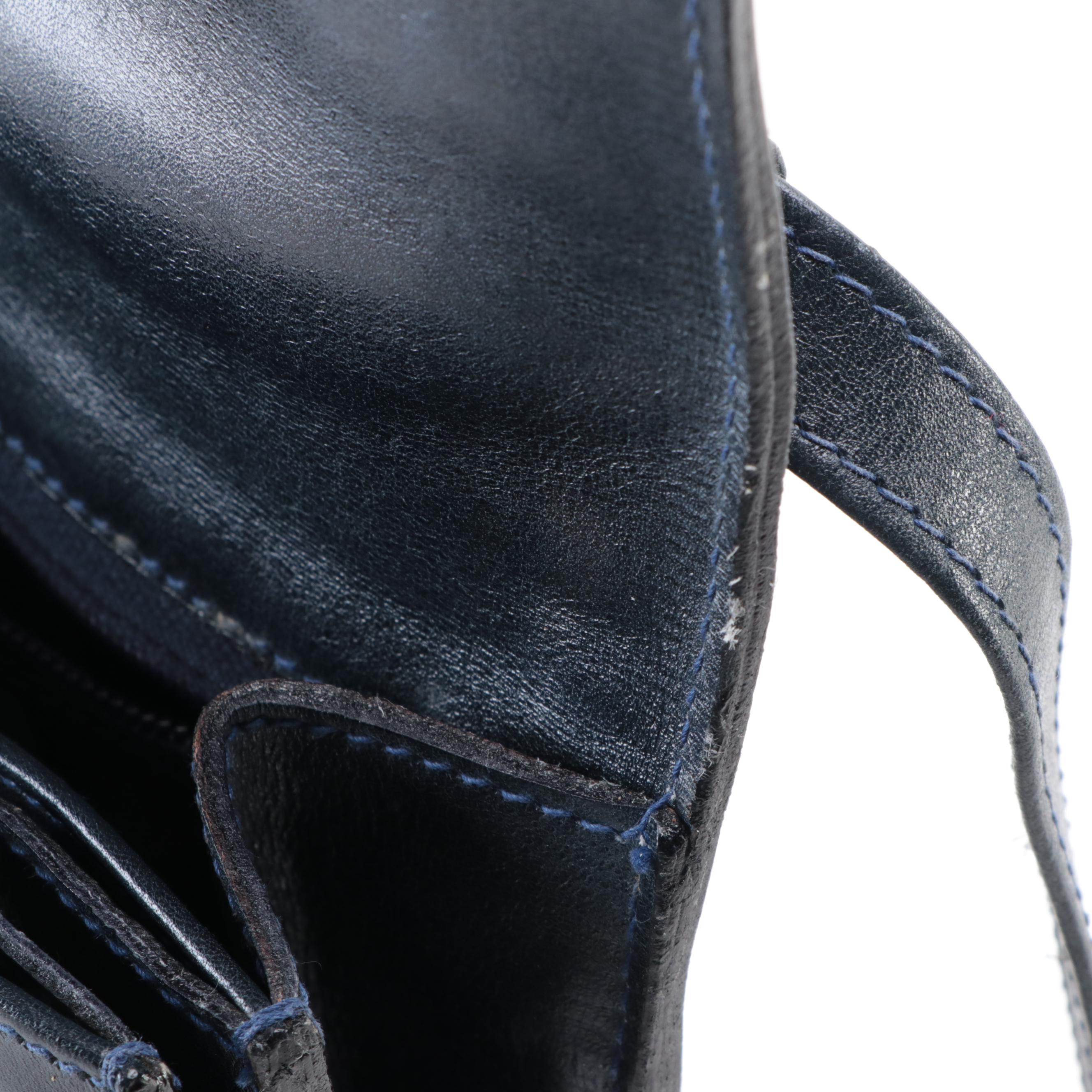 Gucci Flap Front Accordion Shoulder Bag in Coated Canvas and Leather