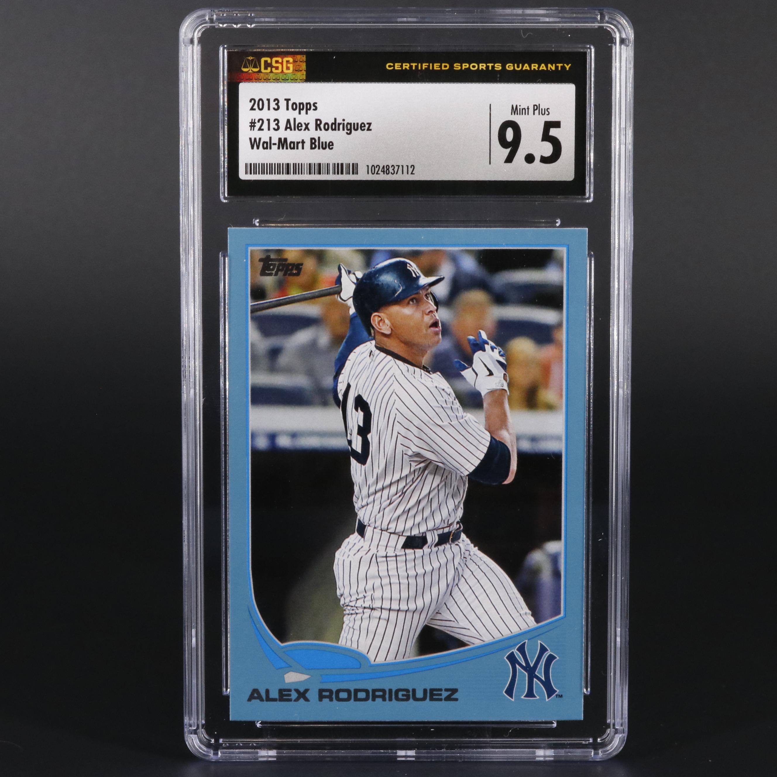 2013 Topps Alex Rodriguez #213 Wal-Mart Blue Baseball Card