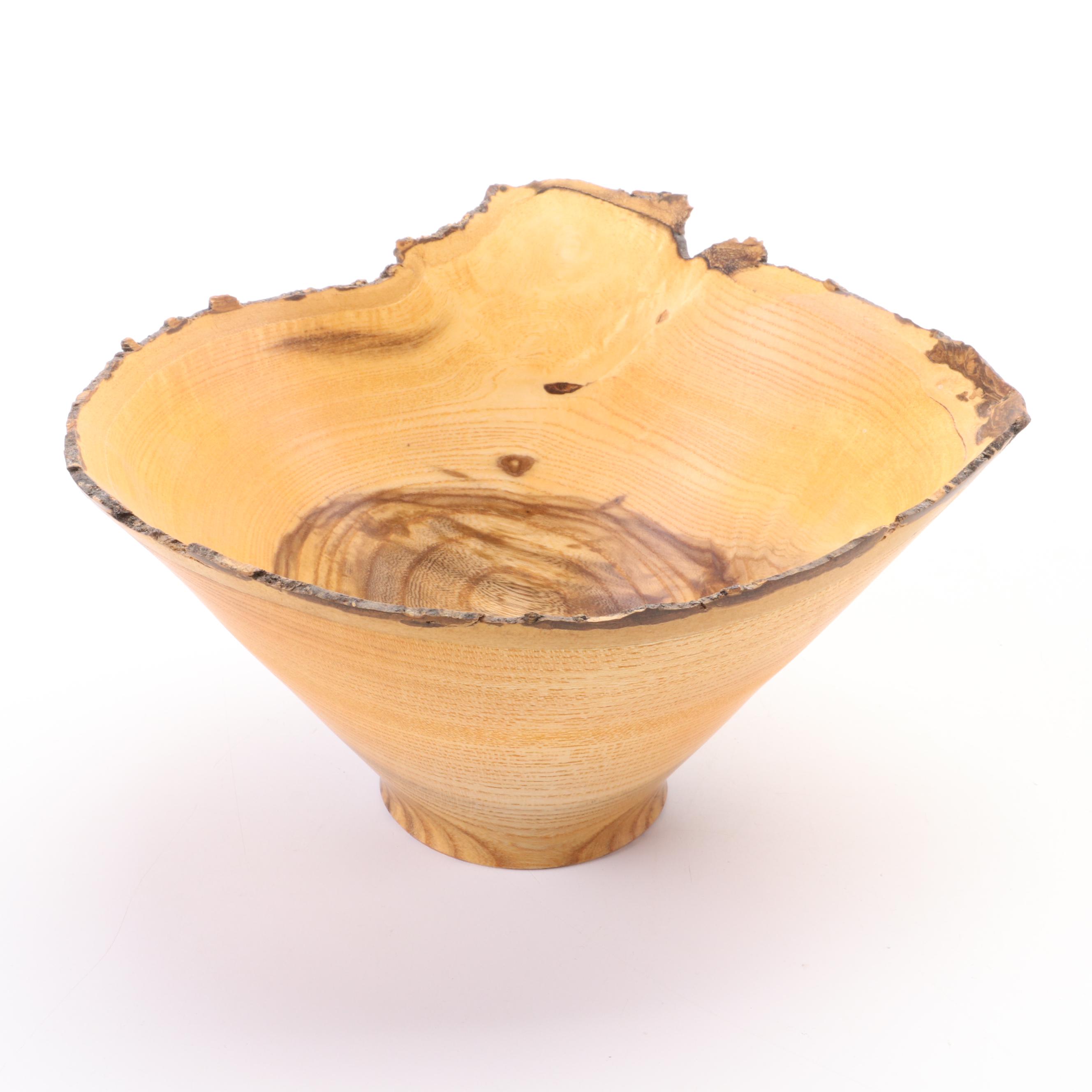 Ash, Elm Burl and Dogwood Handcrafted Decorative Wooden Bowls