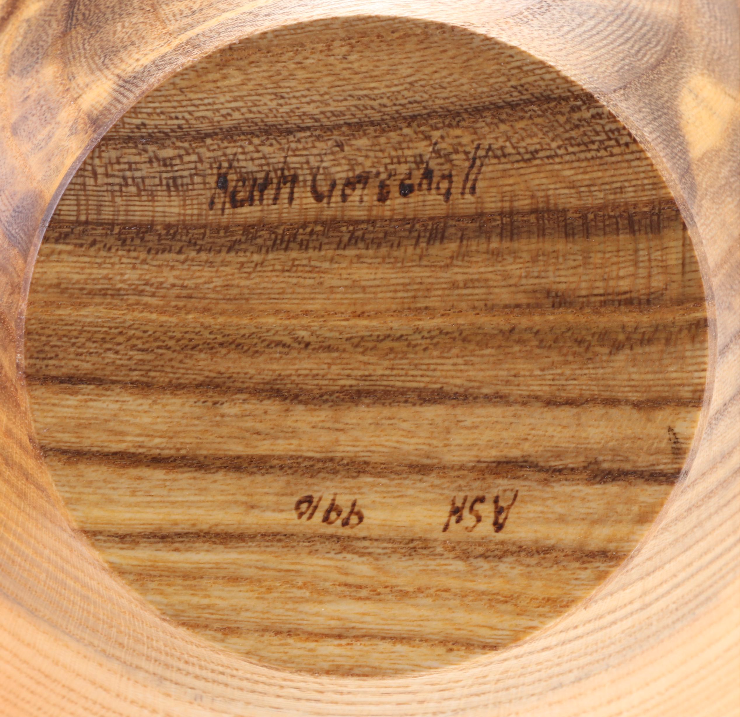 Ash, Elm Burl and Dogwood Handcrafted Decorative Wooden Bowls