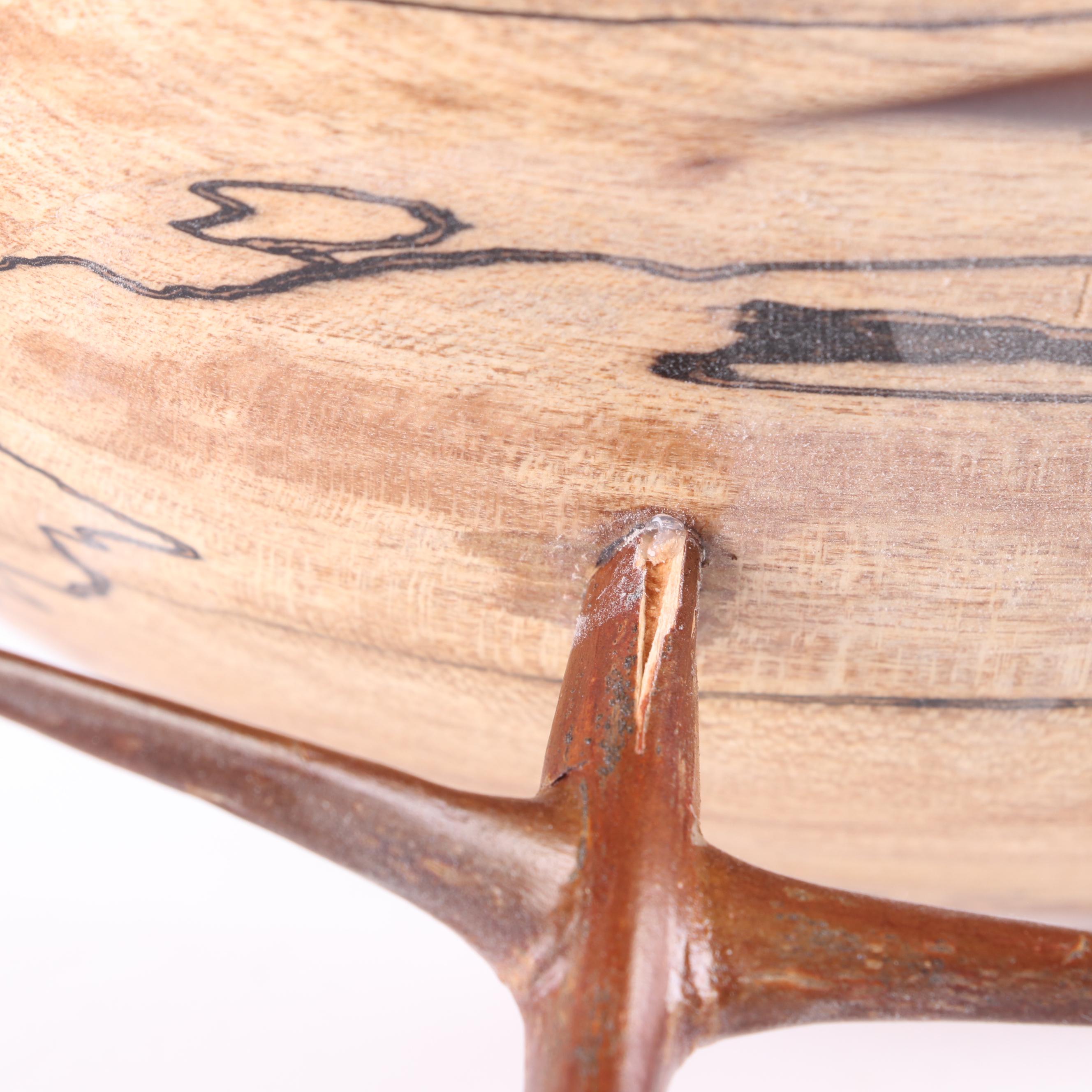 Ash, Elm Burl and Dogwood Handcrafted Decorative Wooden Bowls