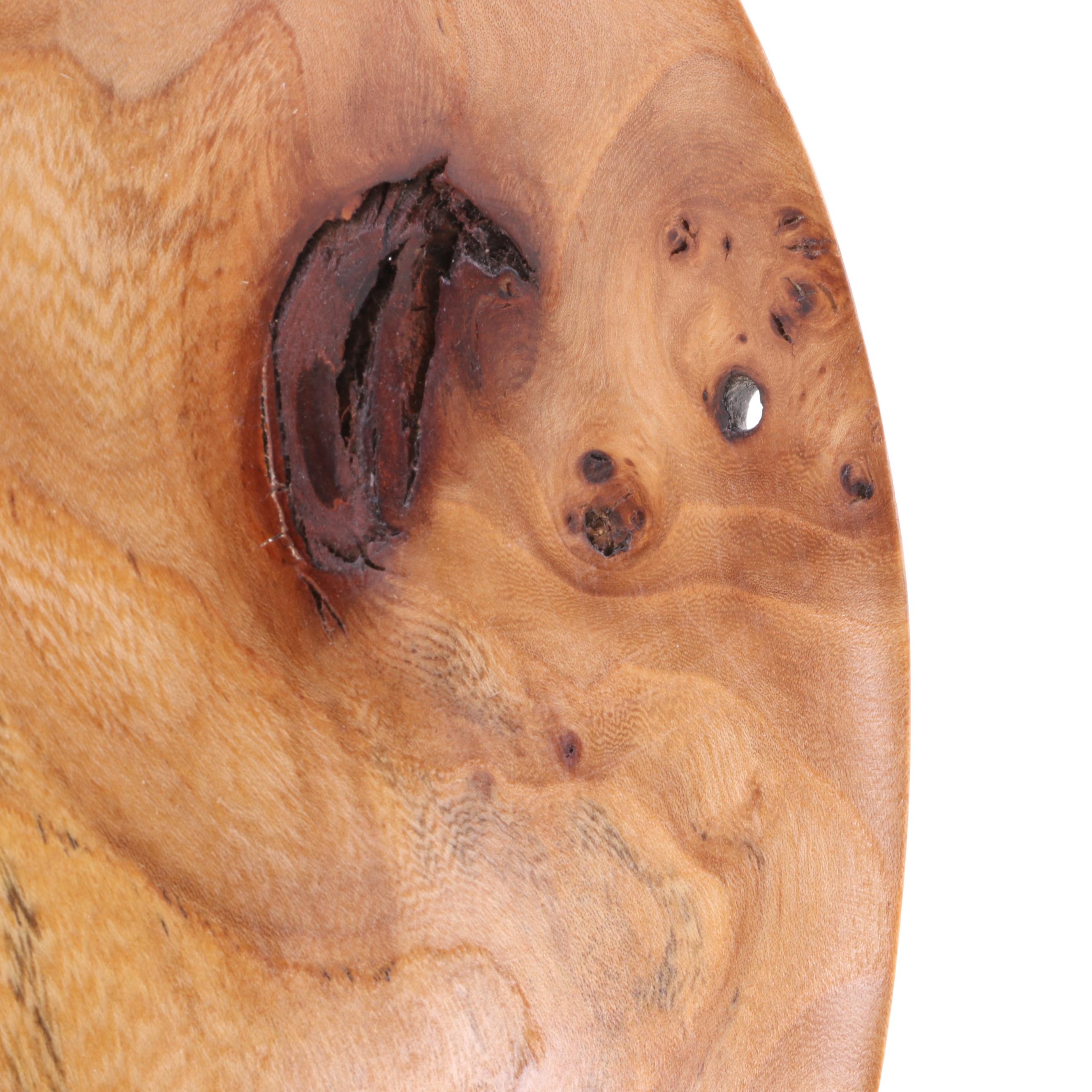 Ash, Elm Burl and Dogwood Handcrafted Decorative Wooden Bowls
