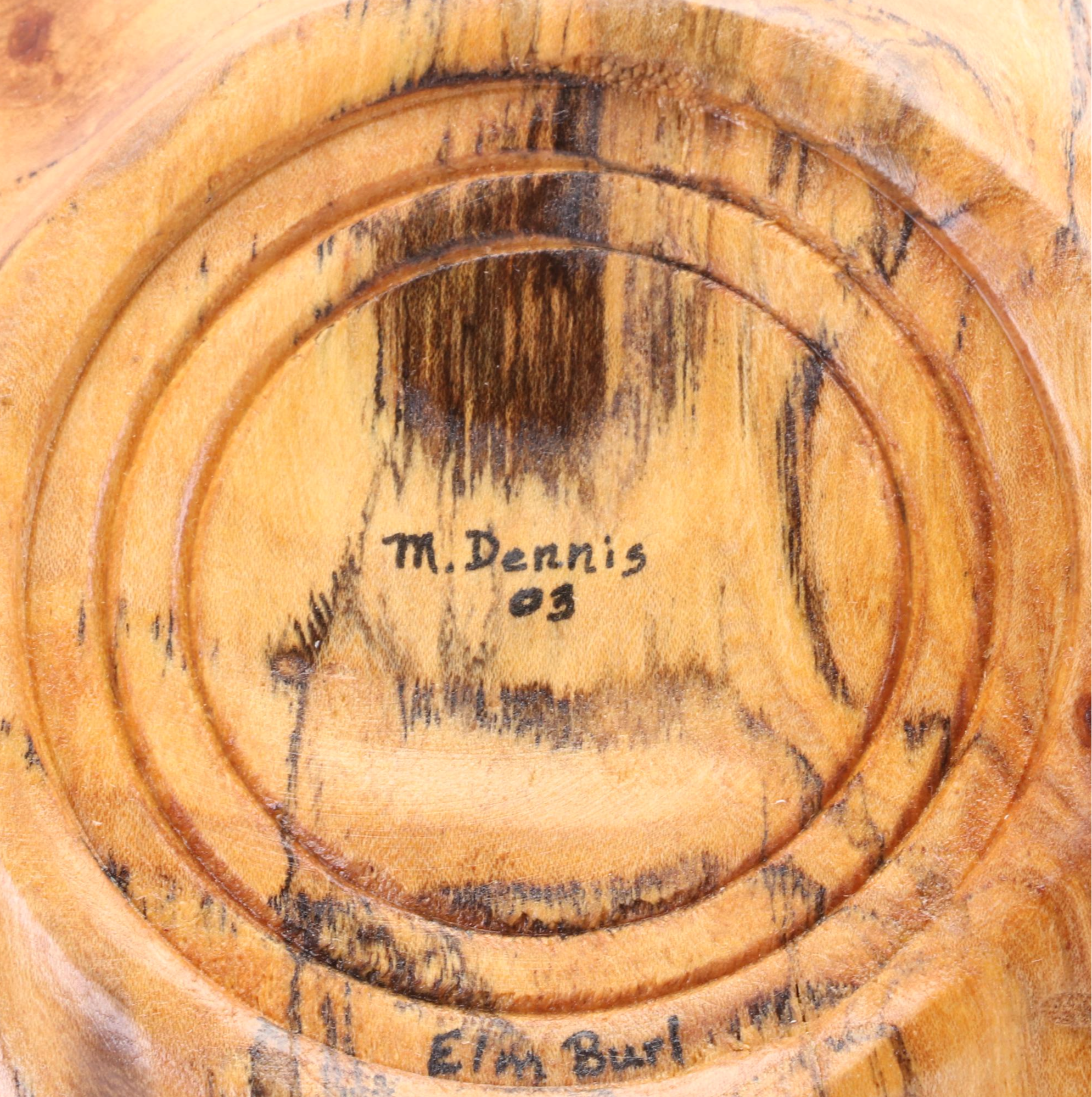 Ash, Elm Burl and Dogwood Handcrafted Decorative Wooden Bowls