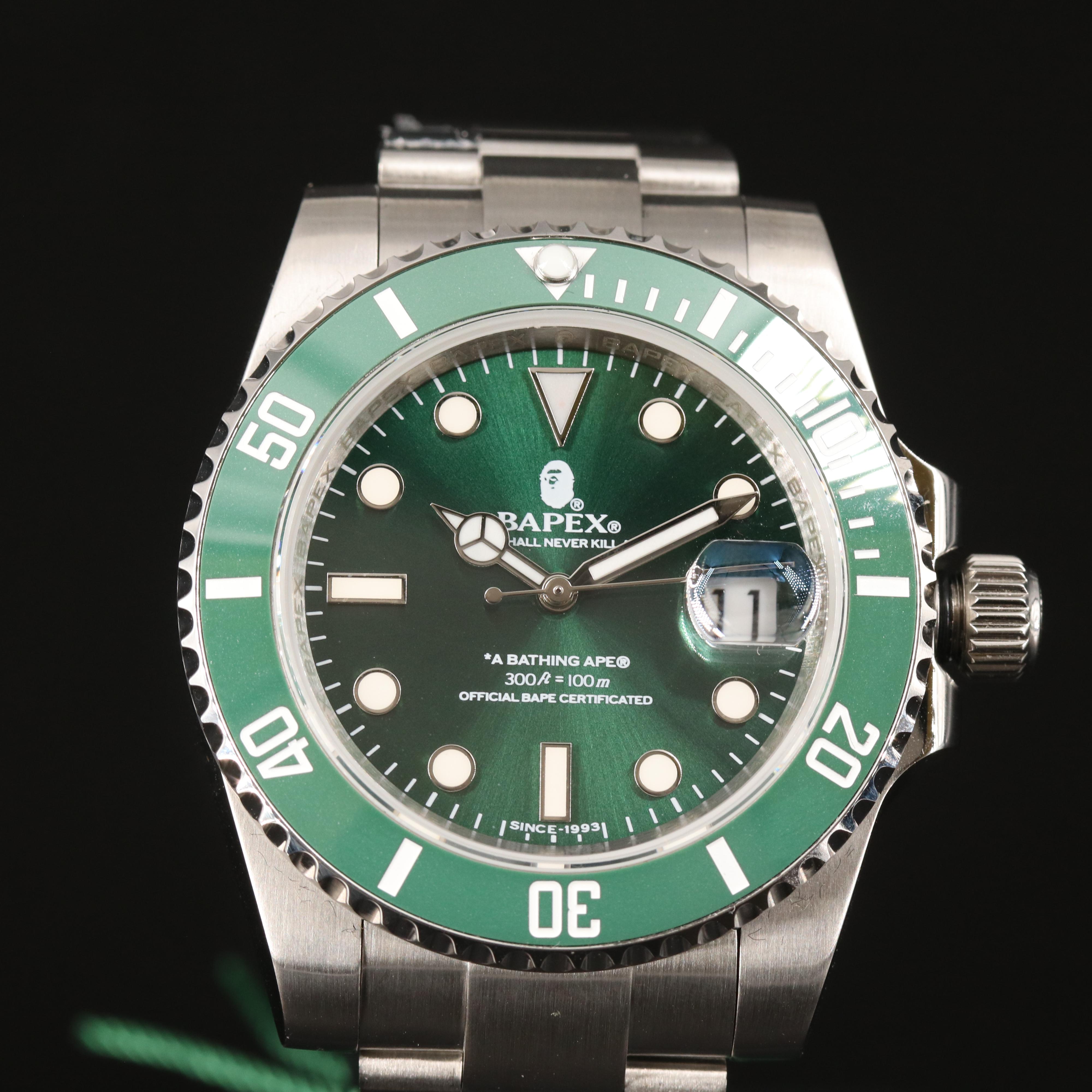 Bapex Type I Dive Watch Stainless Steel Watch