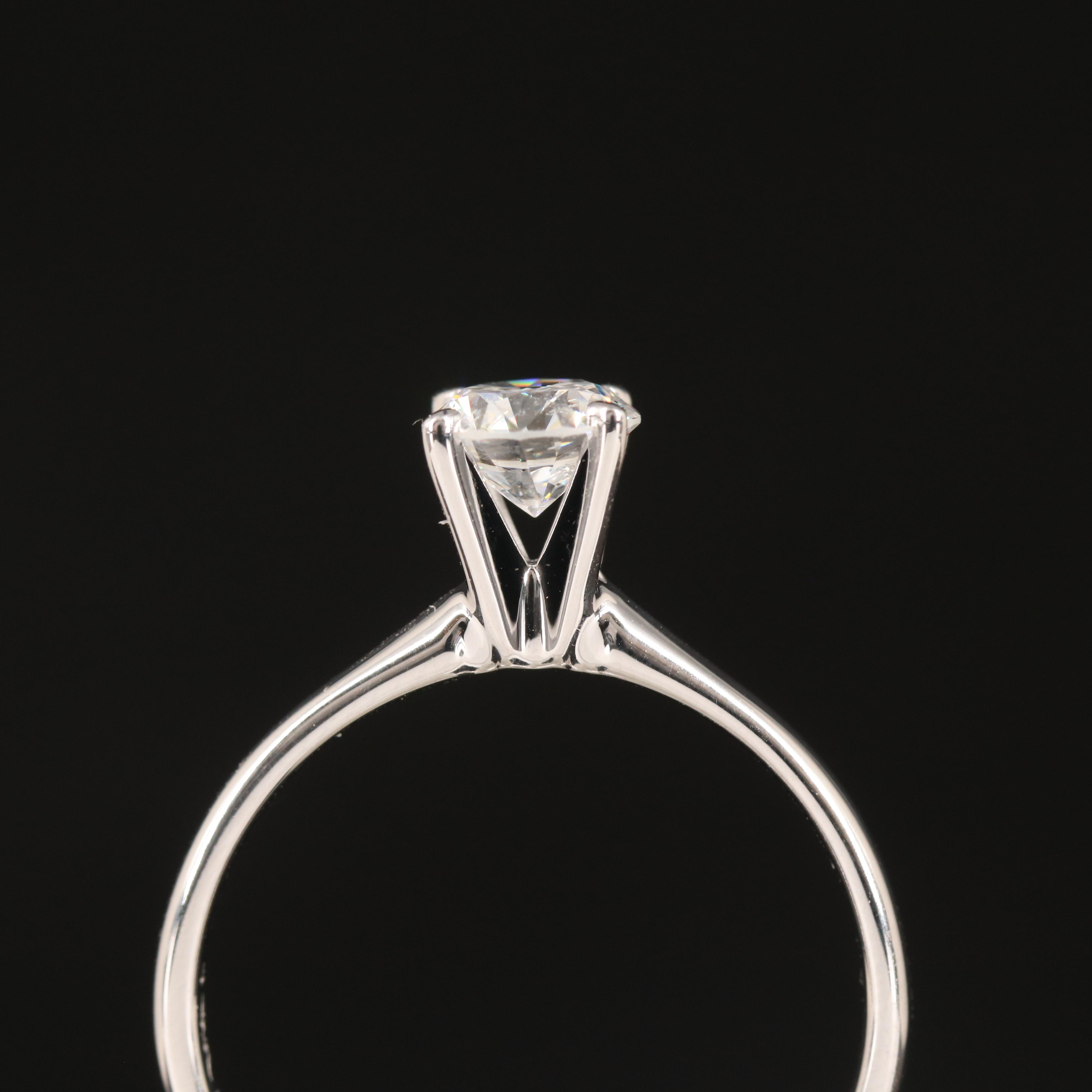 14K 0.73 CT Lab Grown Diamond Ring