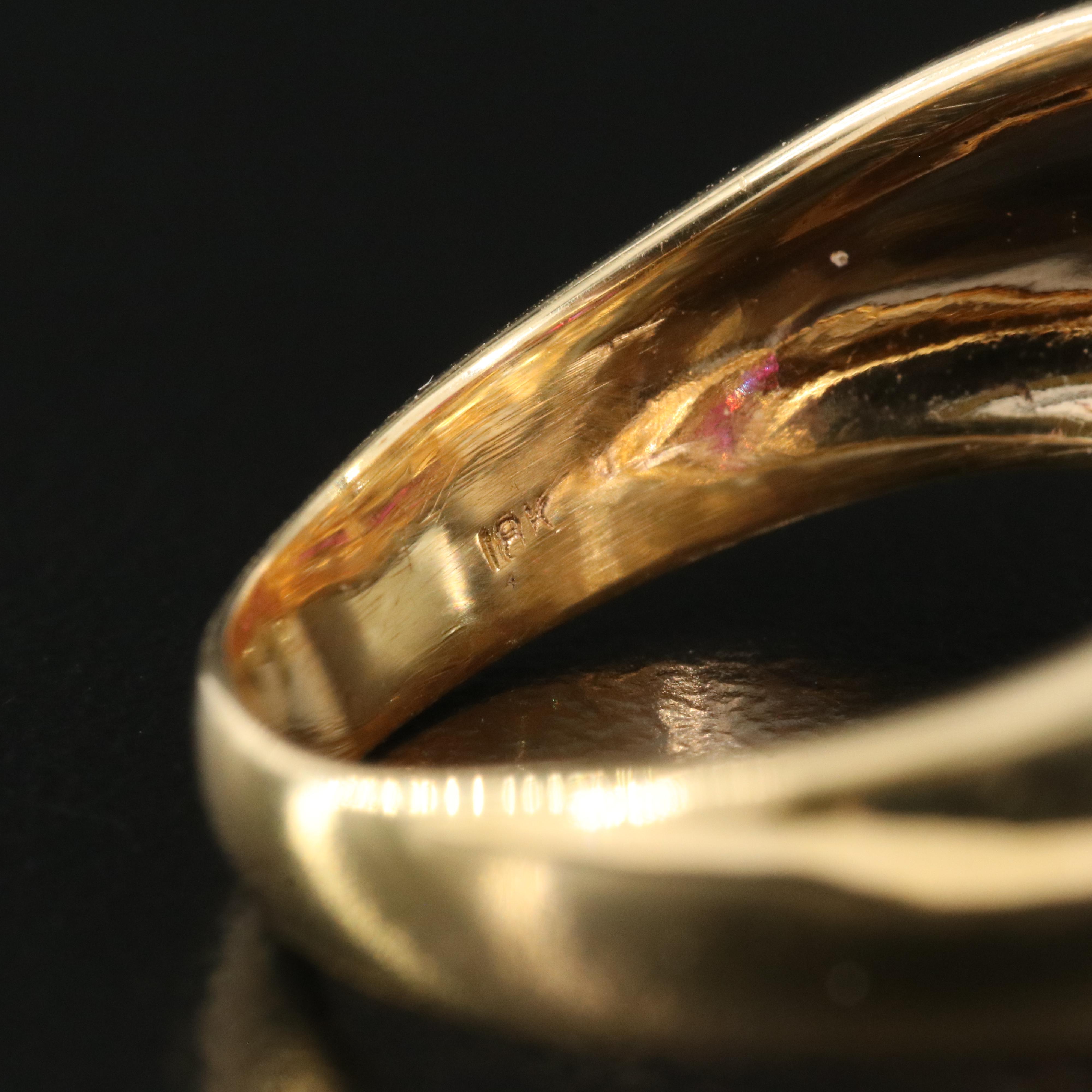 18K 1.70 CTW Diamond and Ruby Ring