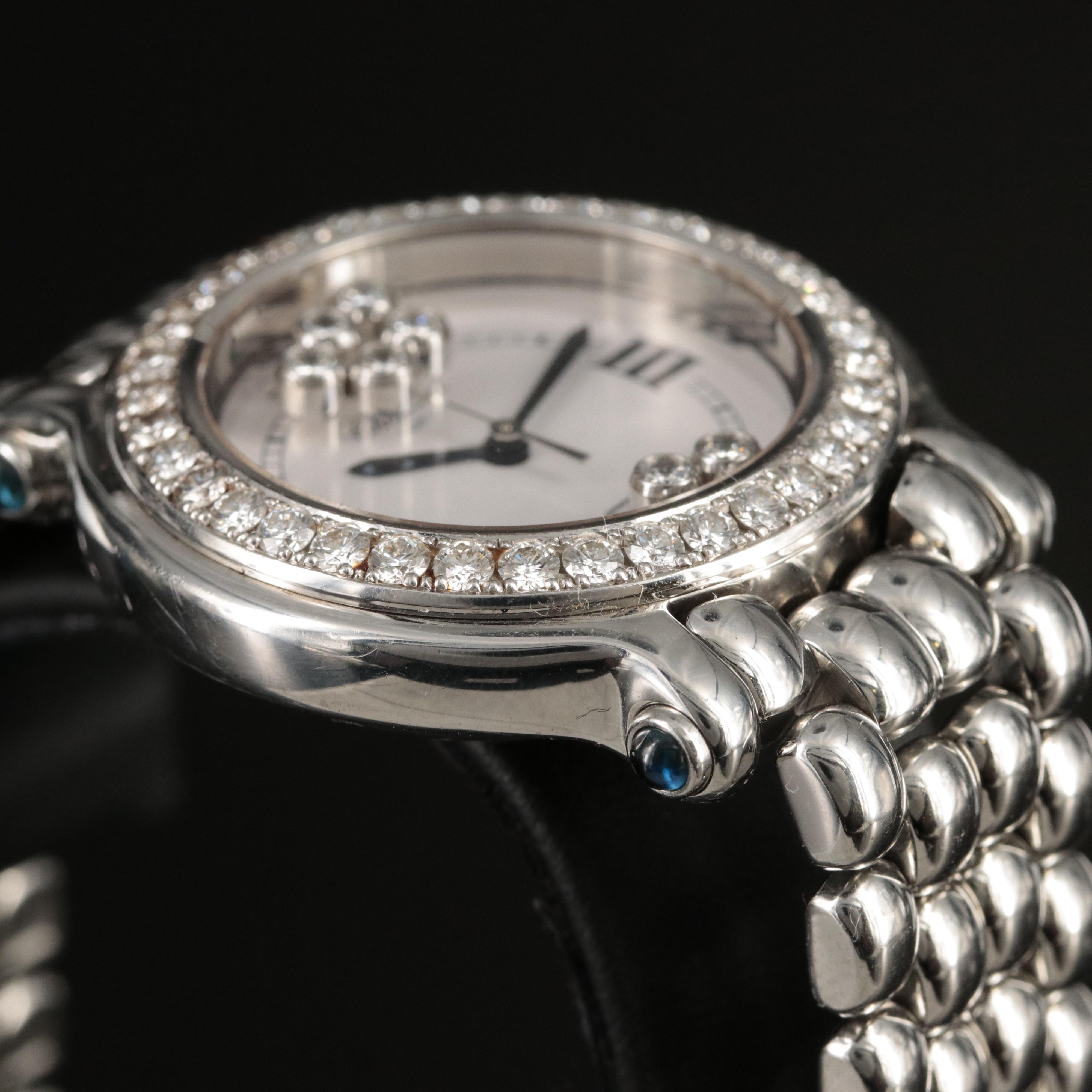 Chopard Happy Sport Diamond Bezel Watch