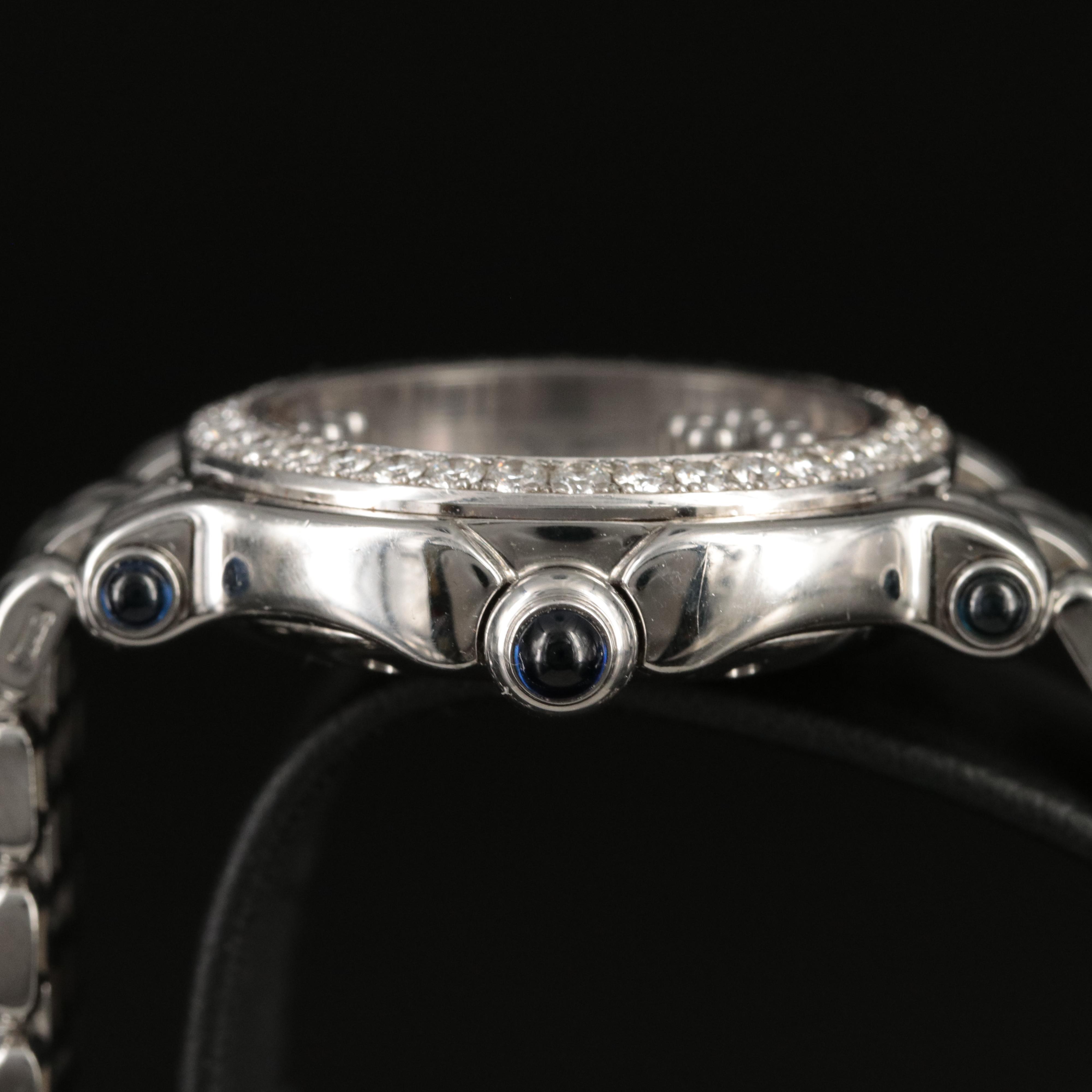 Chopard Happy Sport Diamond Bezel Watch