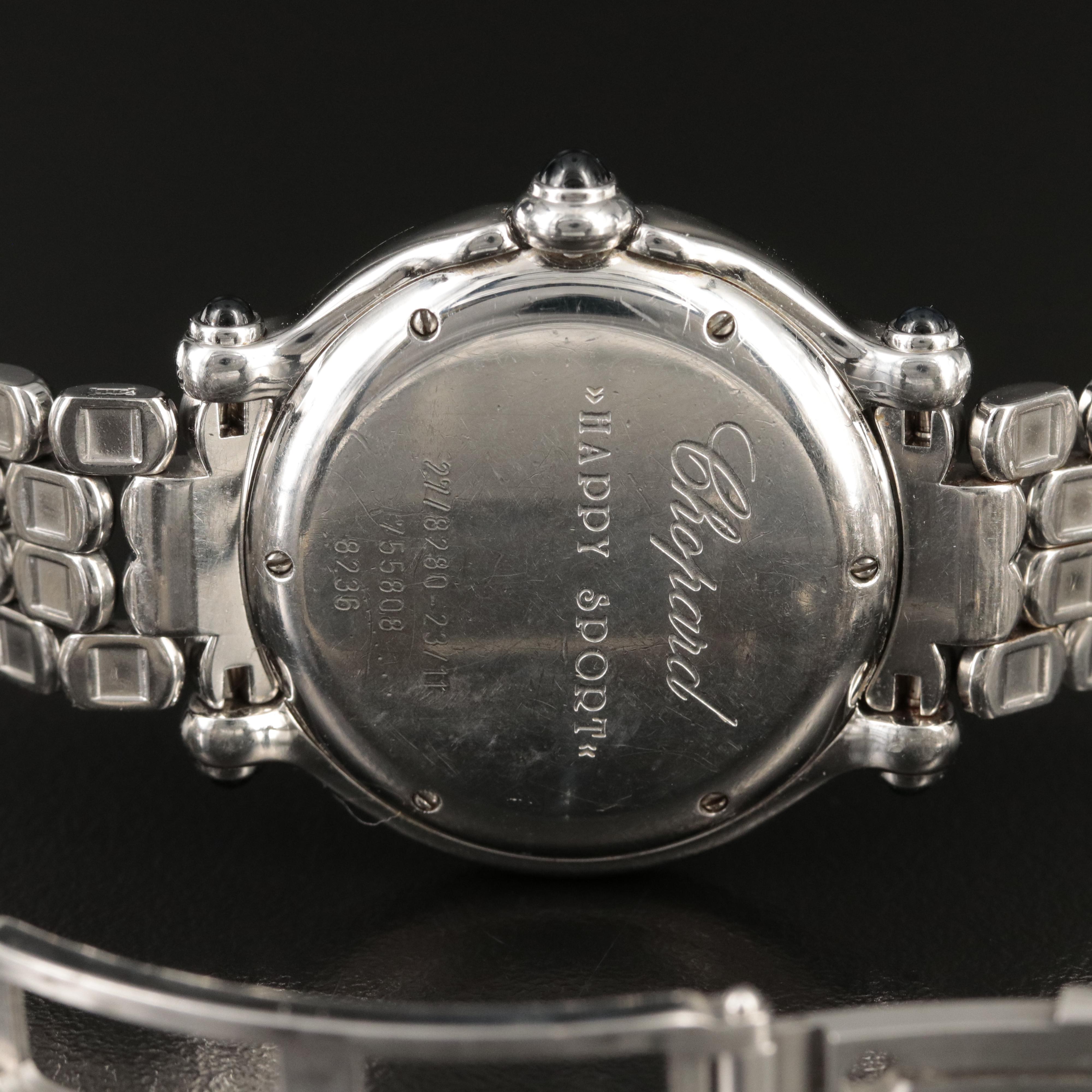 Chopard Happy Sport Diamond Bezel Watch