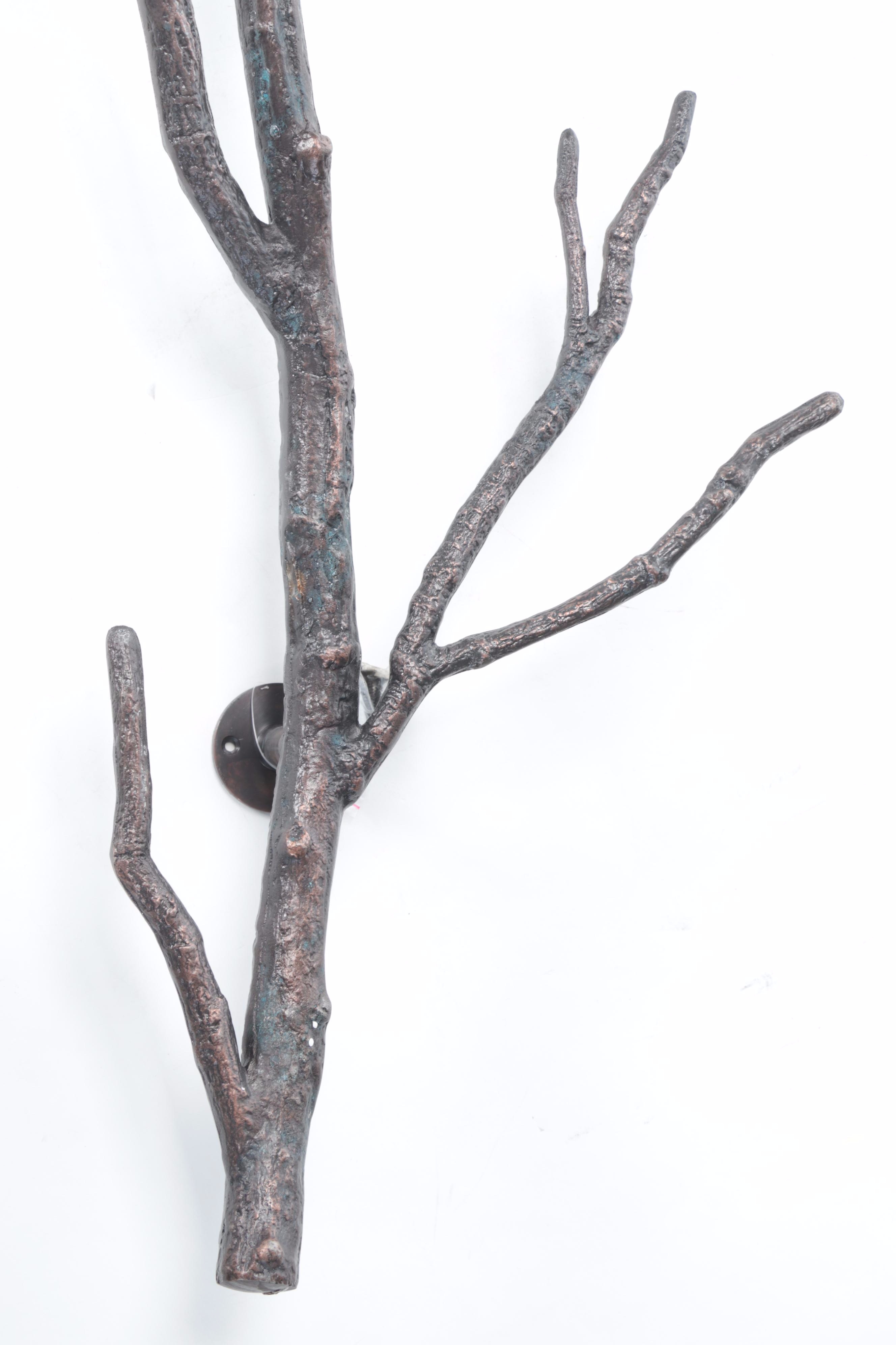 Viva Terra 5' Metal Tree Branch Wall Mounted Coat Rack