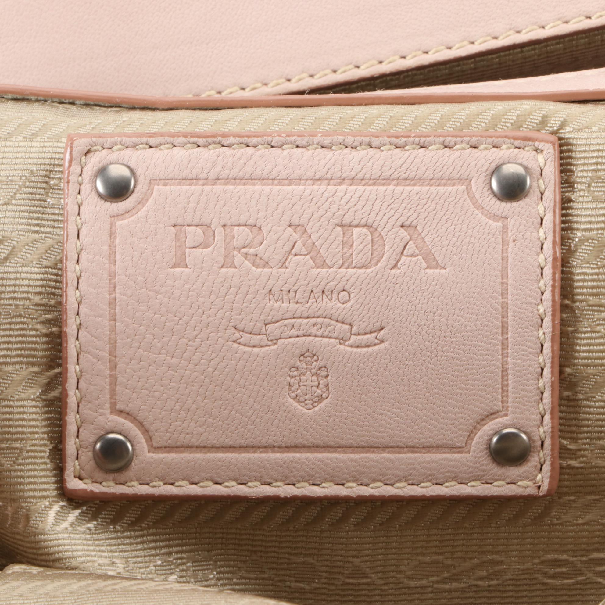 Prada Large Domed Hard Frame Shoulder Bag in Nappa Lambskin Leather