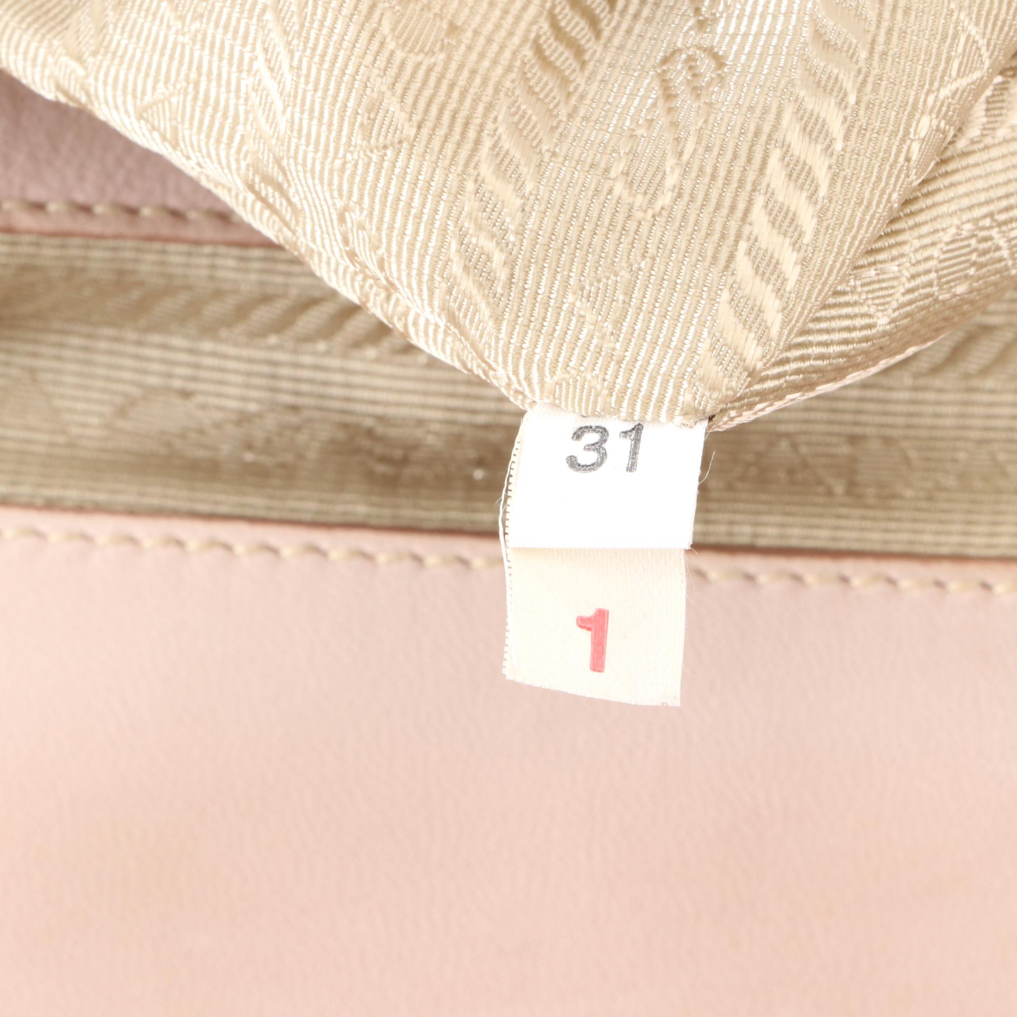 Prada Large Domed Hard Frame Shoulder Bag in Nappa Lambskin Leather