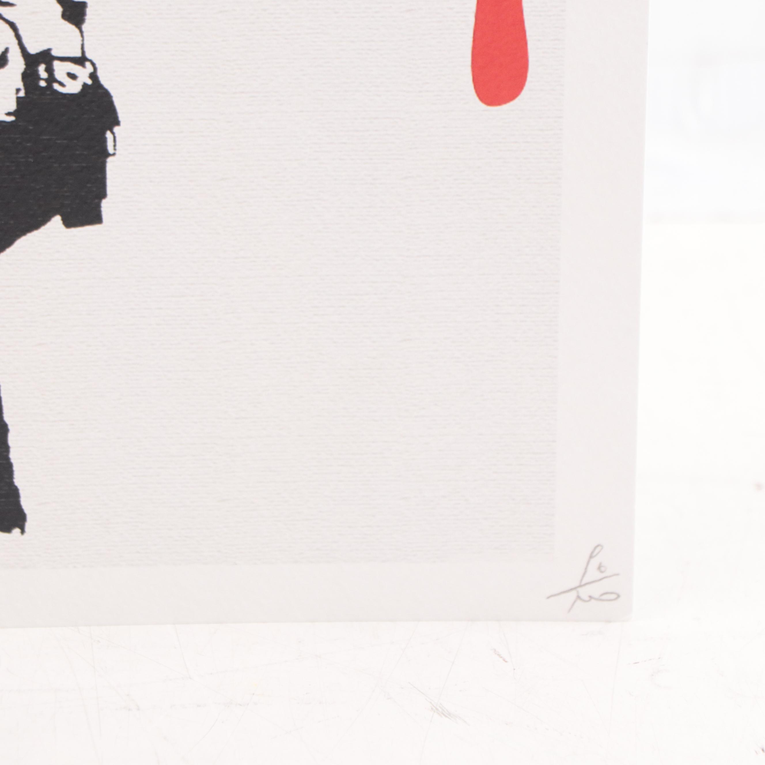 Death NYC Pop Art Graphic Print Featuring Banksy, 2022