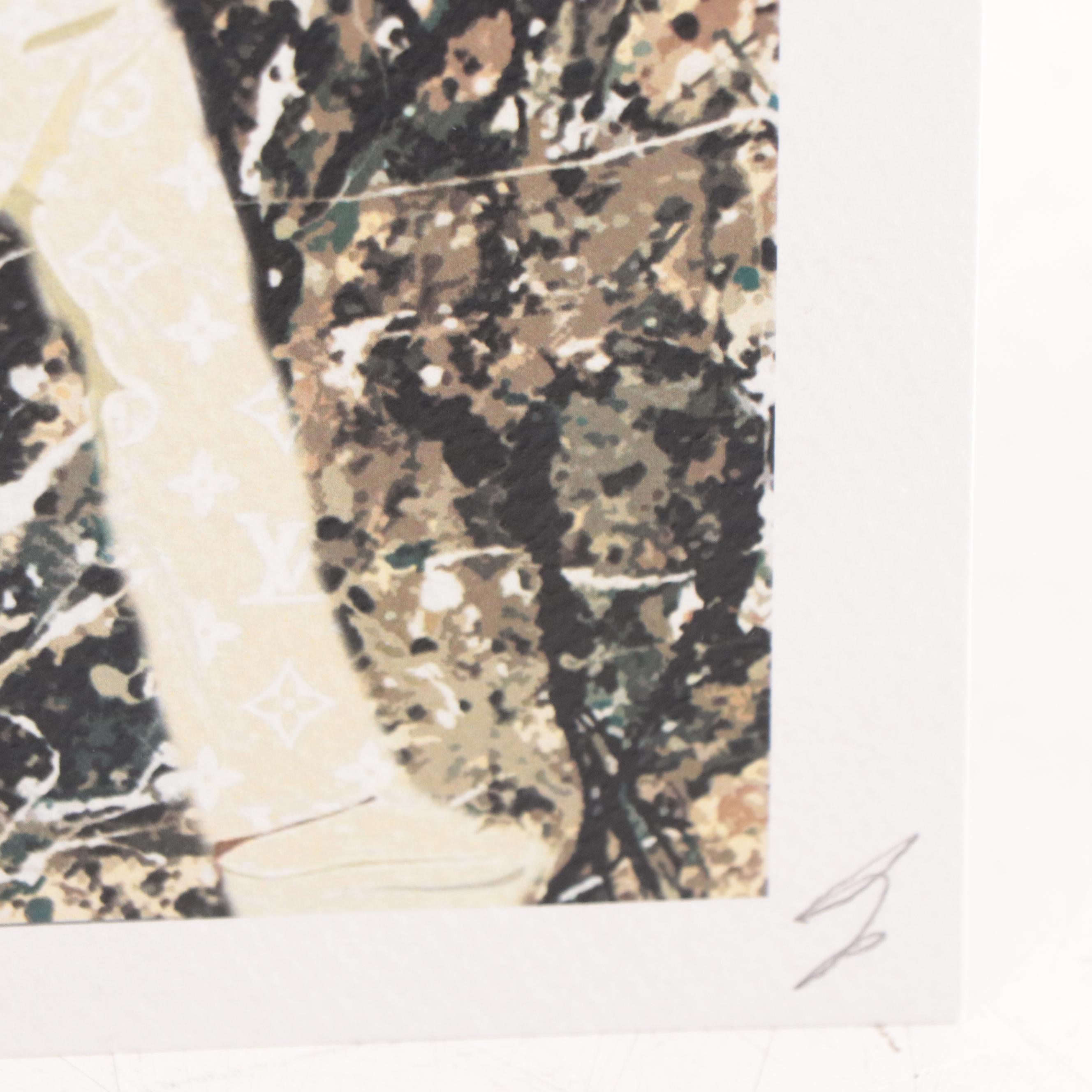 Death NYC Pop Art Graphic Print Featuring Pollock and The Beatles