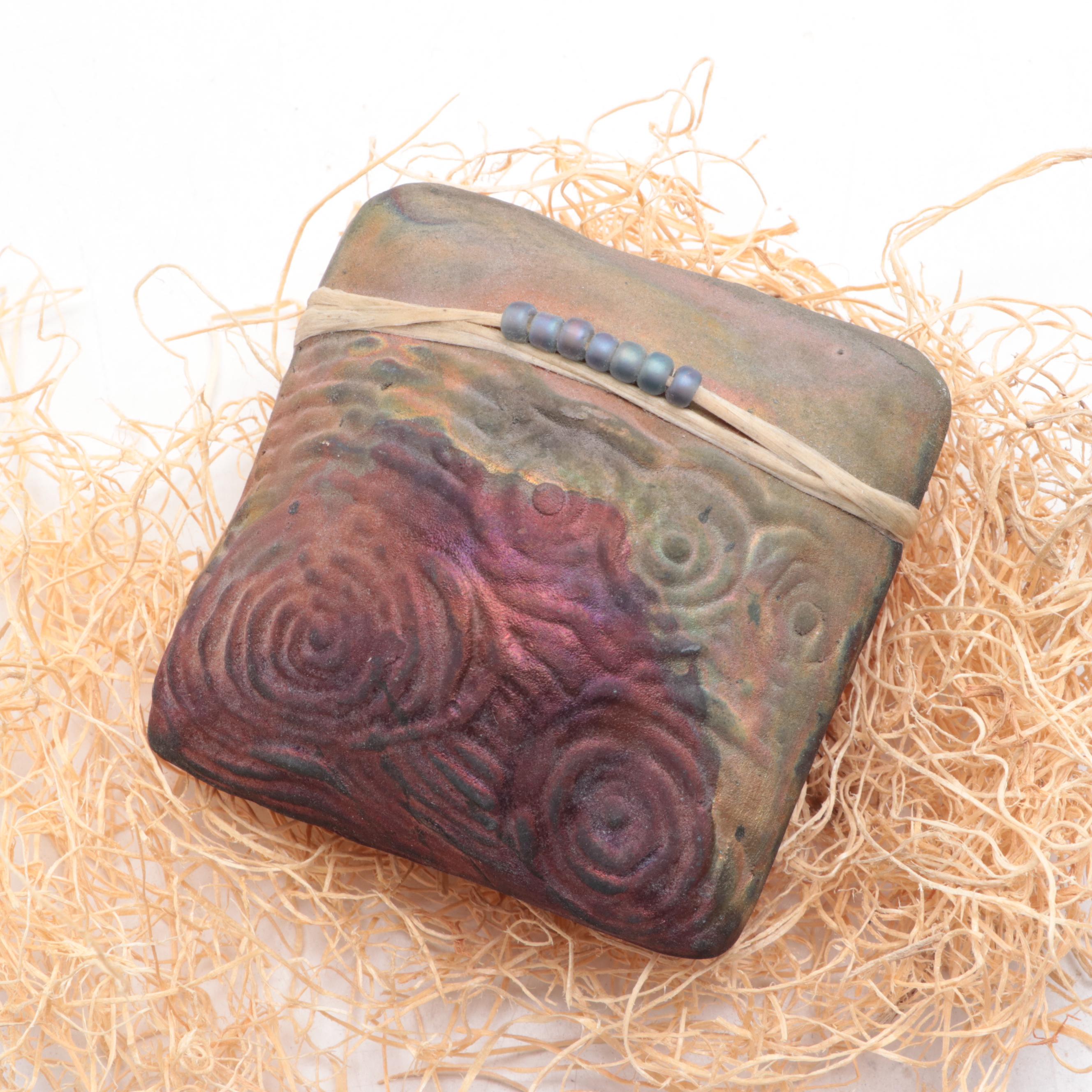 Barbara Heard Signed Pit Fired Ceramic Water Jar, Hickory Hill Basket and More