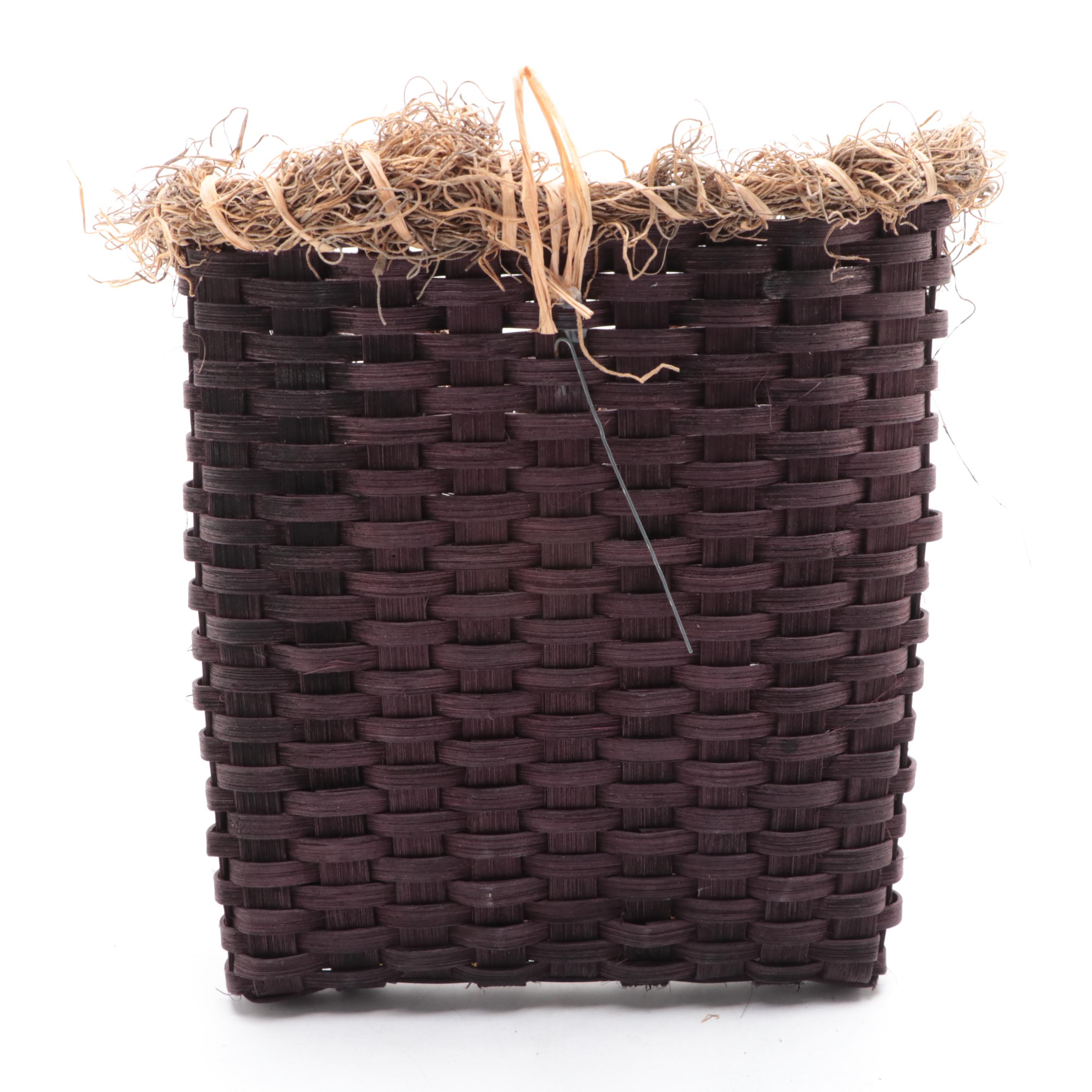 Barbara Heard Signed Pit Fired Ceramic Water Jar, Hickory Hill Basket and More