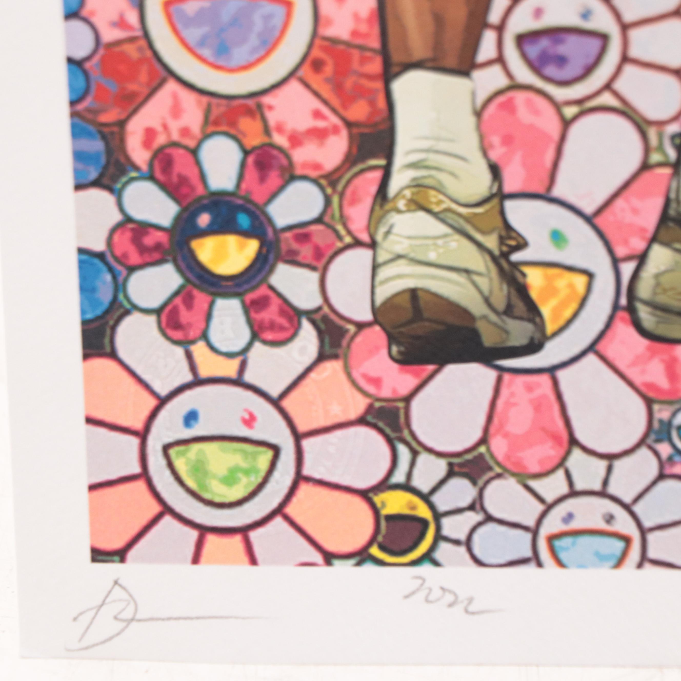 Death NYC Pop Art Graphic Print Featuring Jordan, Bryant, and James, 2022