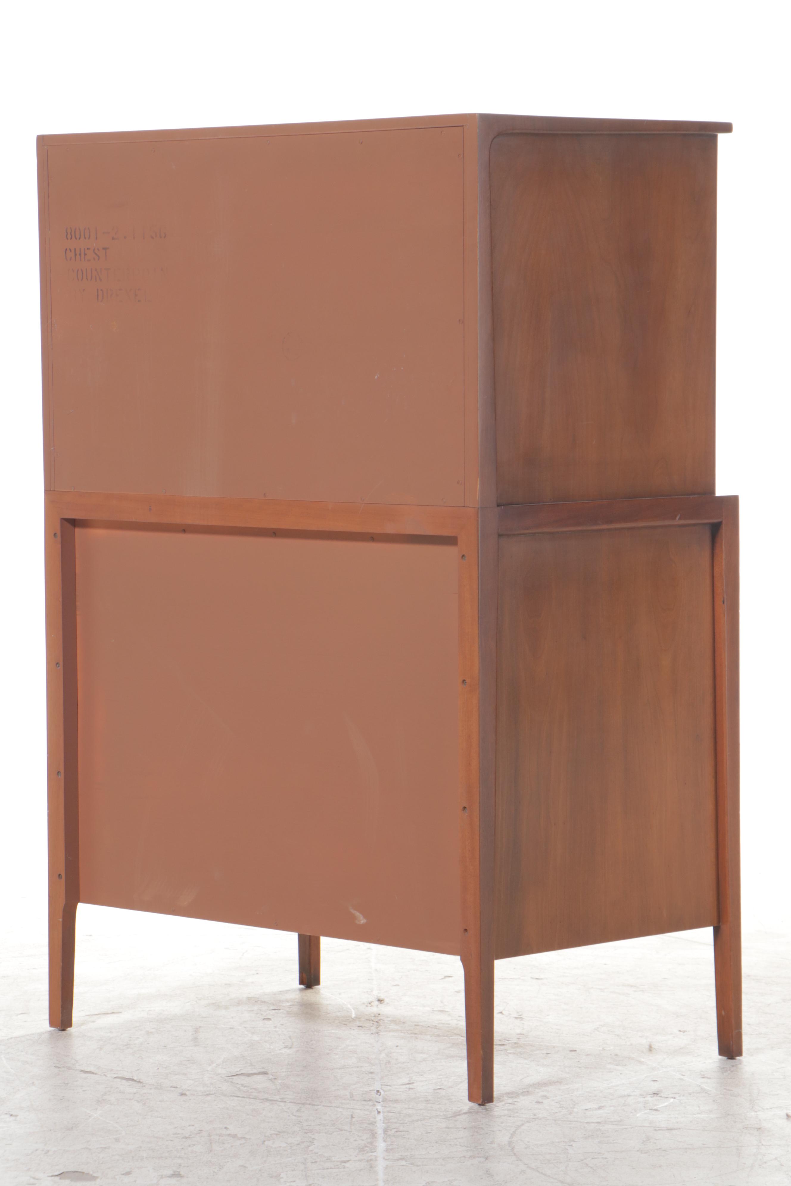 John Van Koert for Drexel "Counterpoint" Cherry & Mahogany Six-Drawer Chest