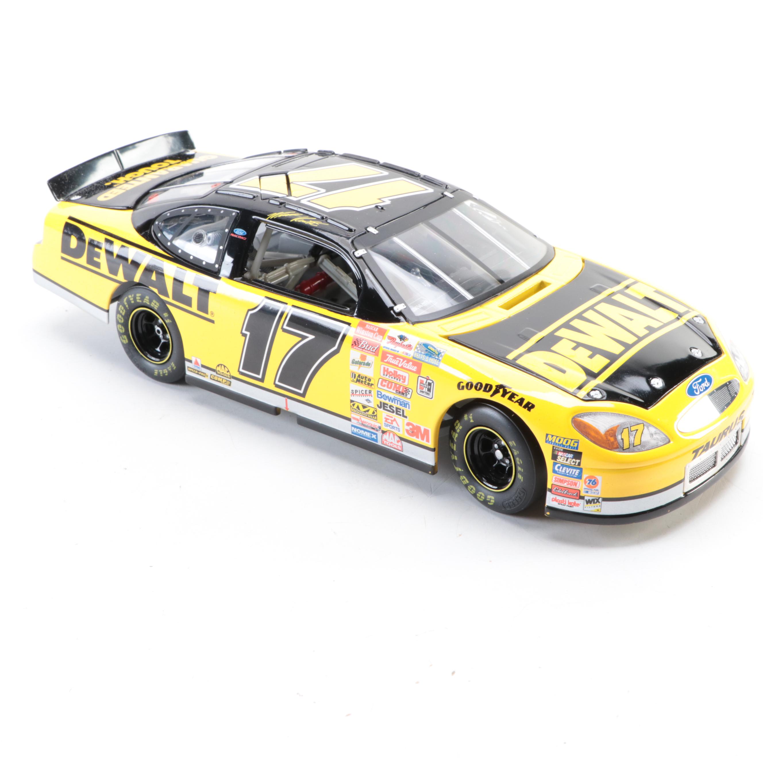 NASCAR Rick Mast, David Green, Matt Kenseth Signed Diecast Toy Model Cars