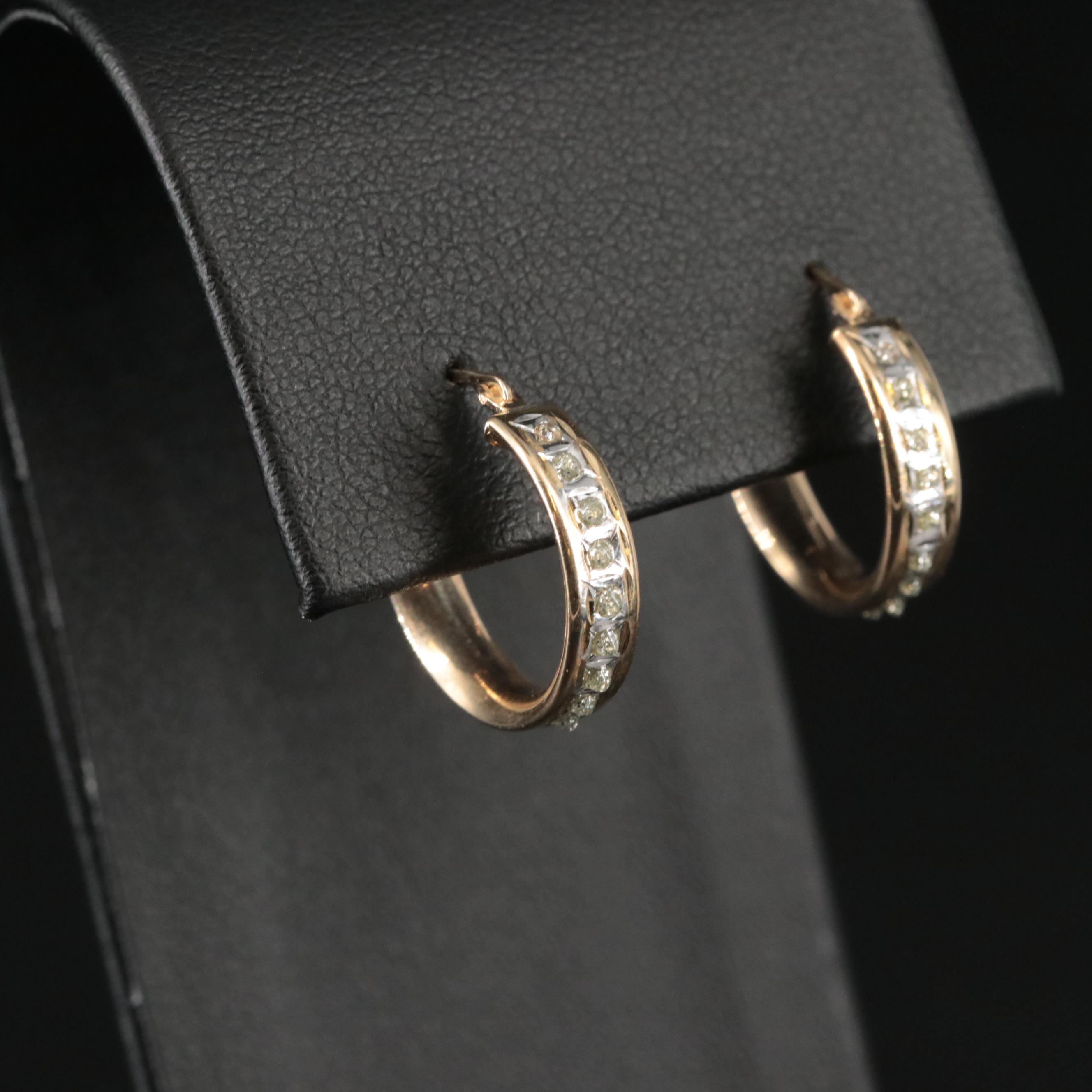 14K Hoop Earrings