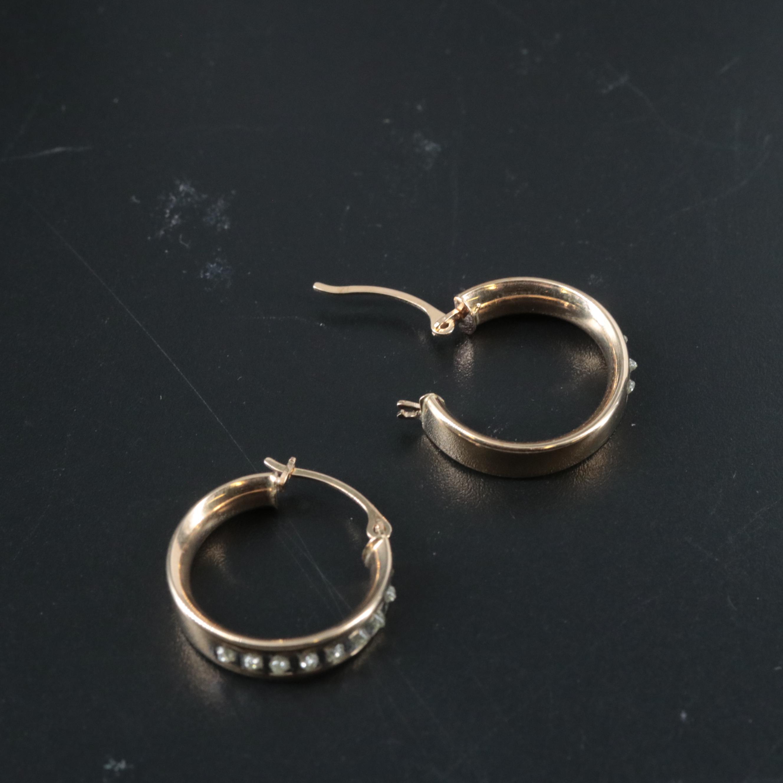 14K Hoop Earrings