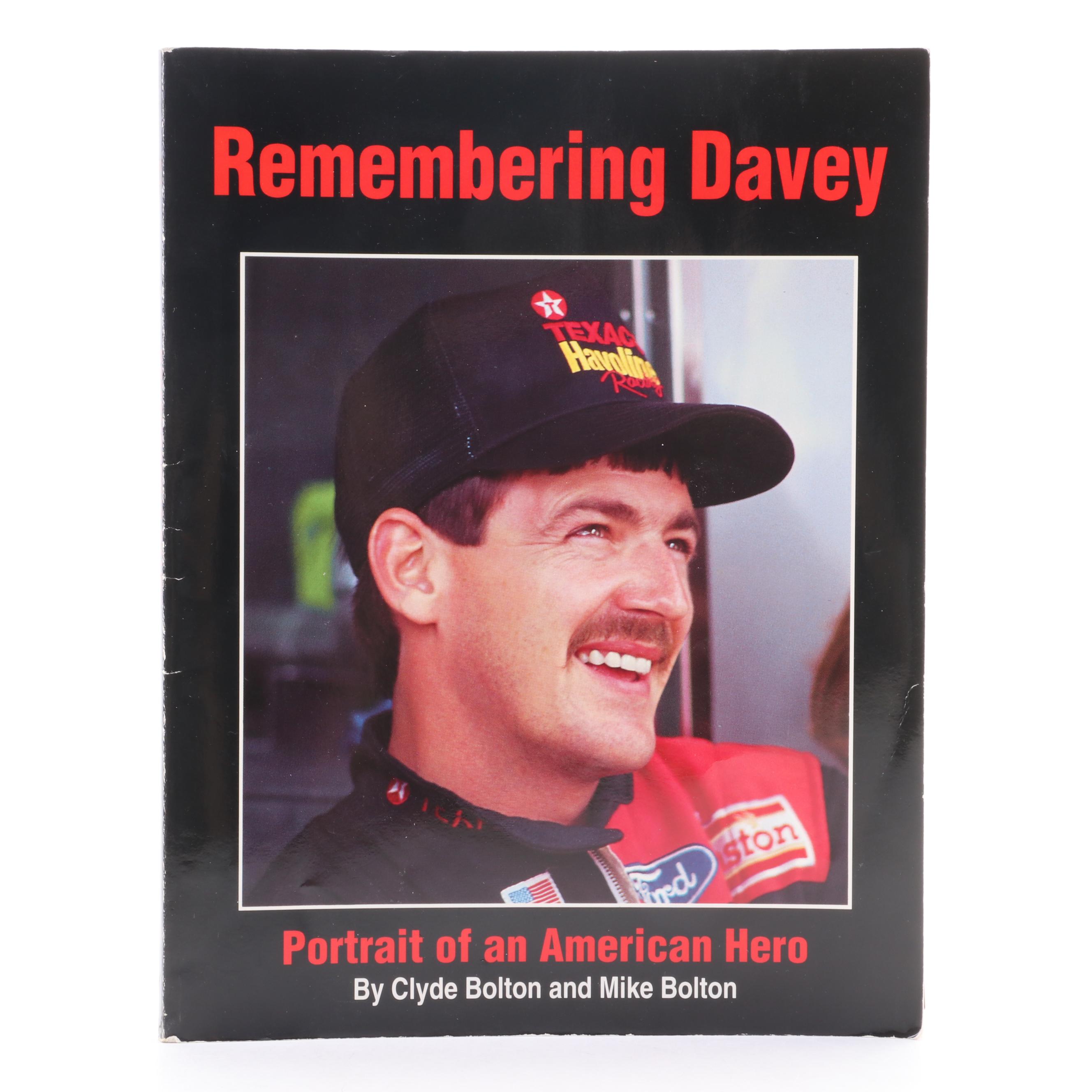 Bobby Allison Signed Giclée Print, "Remembering Davey" Book, More