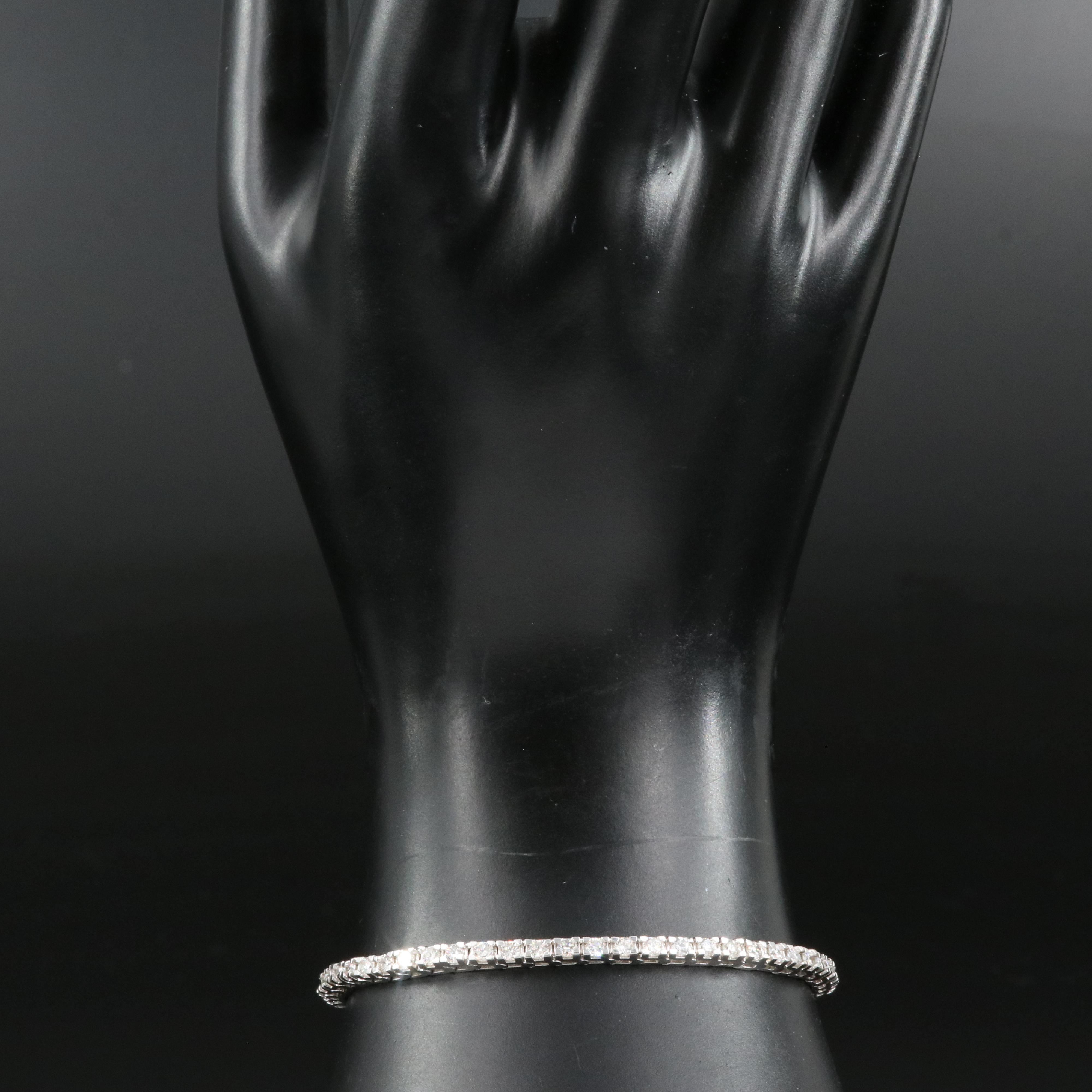 14K 2.50 CTW Diamond Line Bracelet