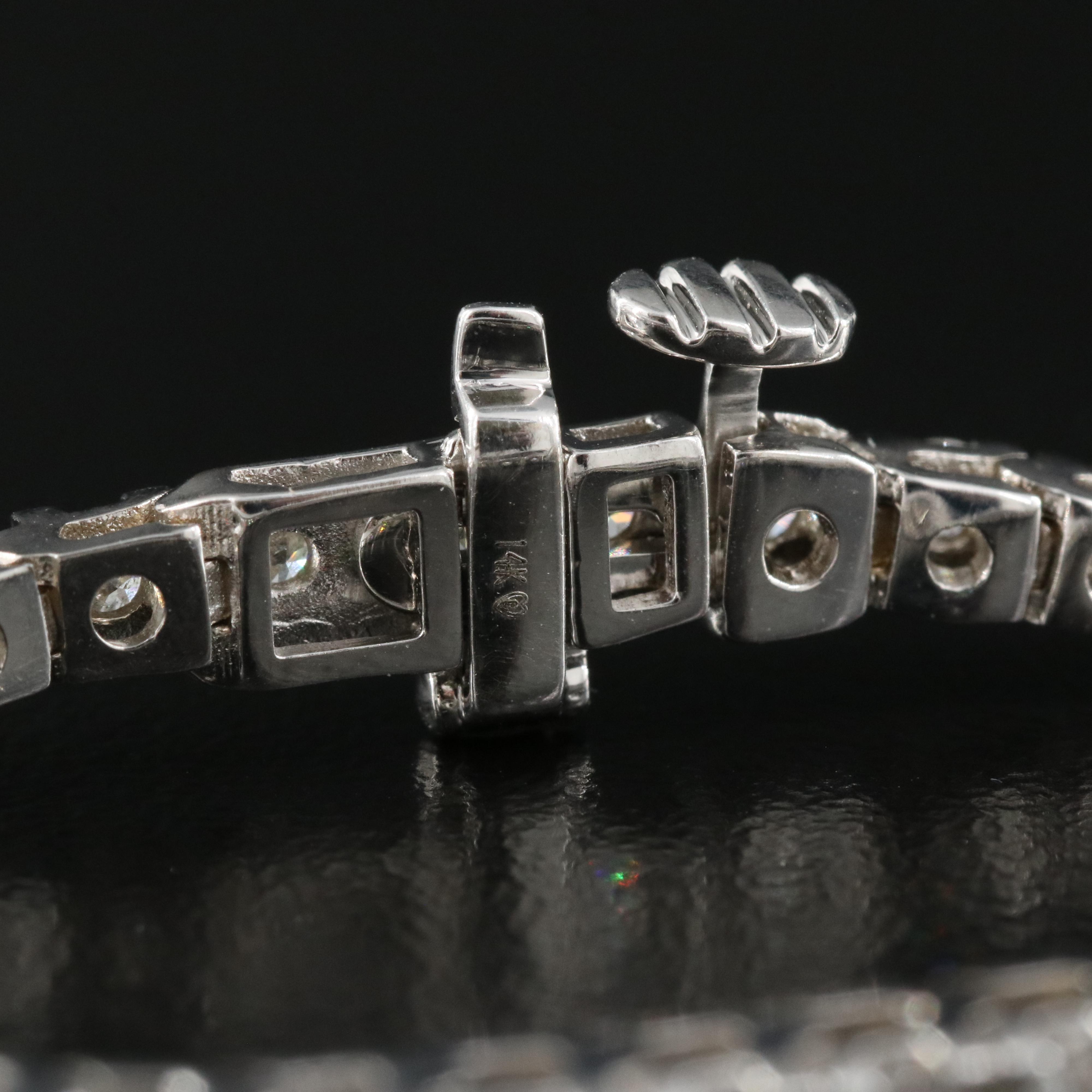 14K 2.50 CTW Diamond Line Bracelet