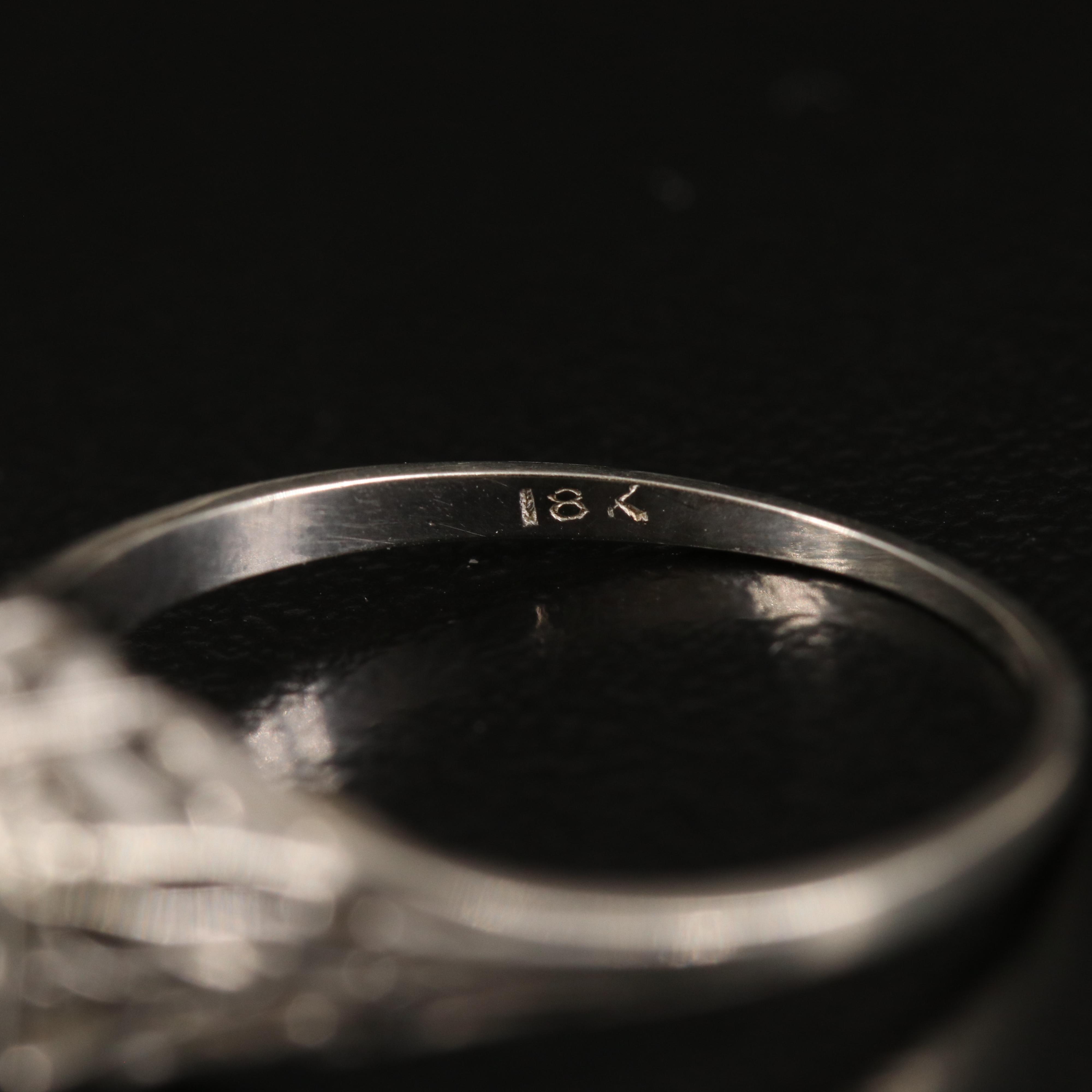 Antique 18K 0.36 ct Diamond Solitaire Ring