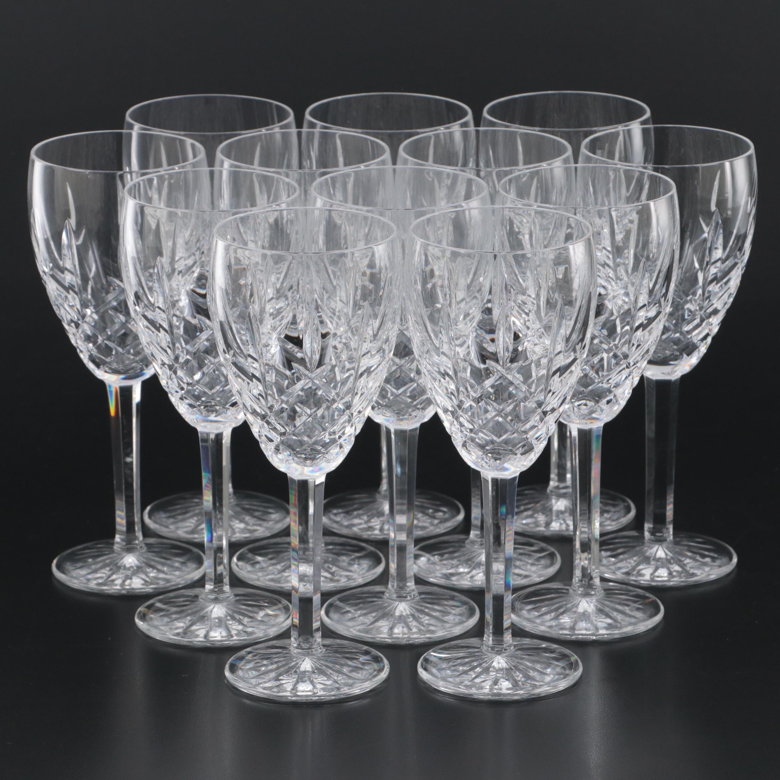 Waterford Crystal "Araglin" Wine Glasses, 2000-2022