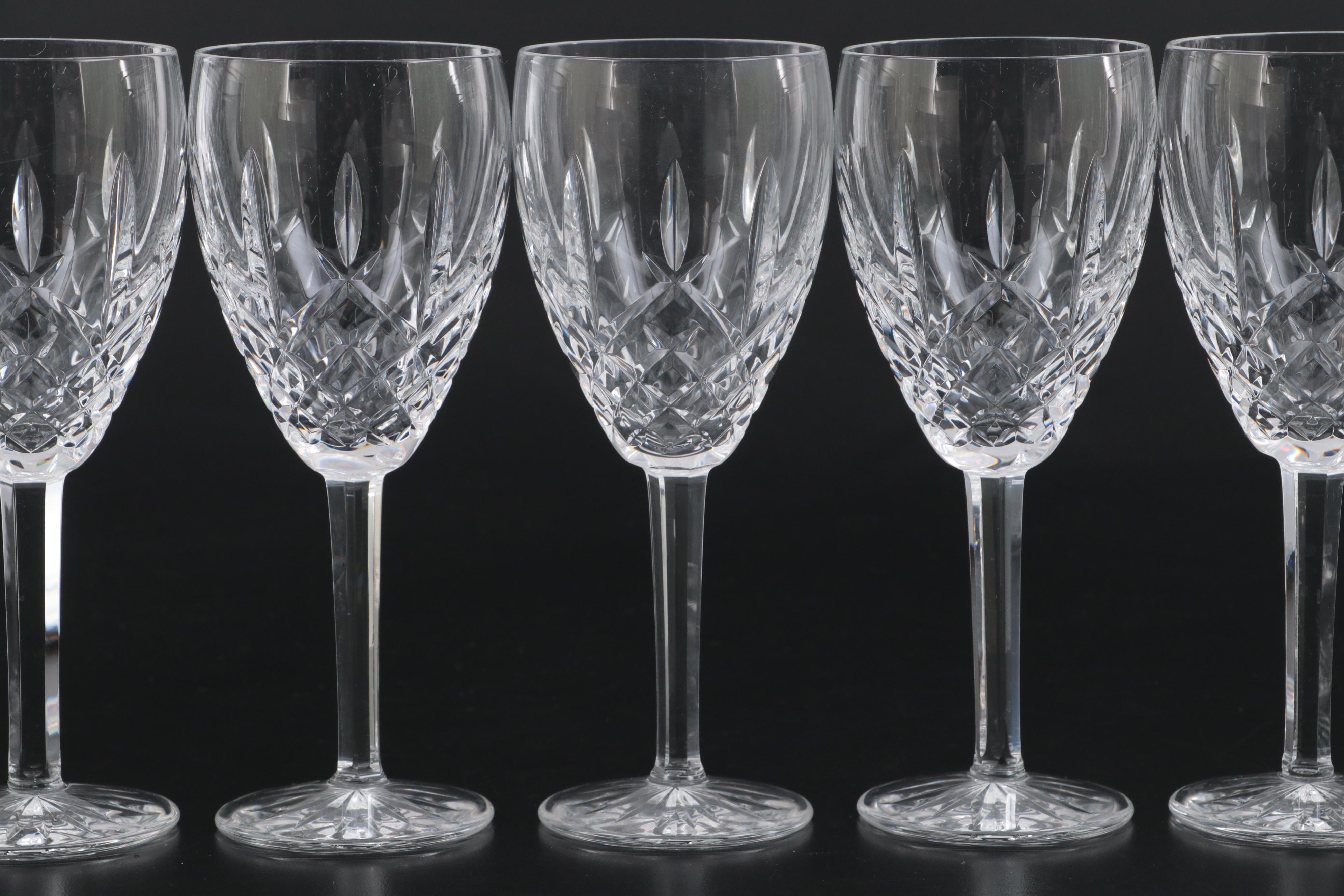 Waterford Crystal "Araglin" Wine Glasses, 2000-2022