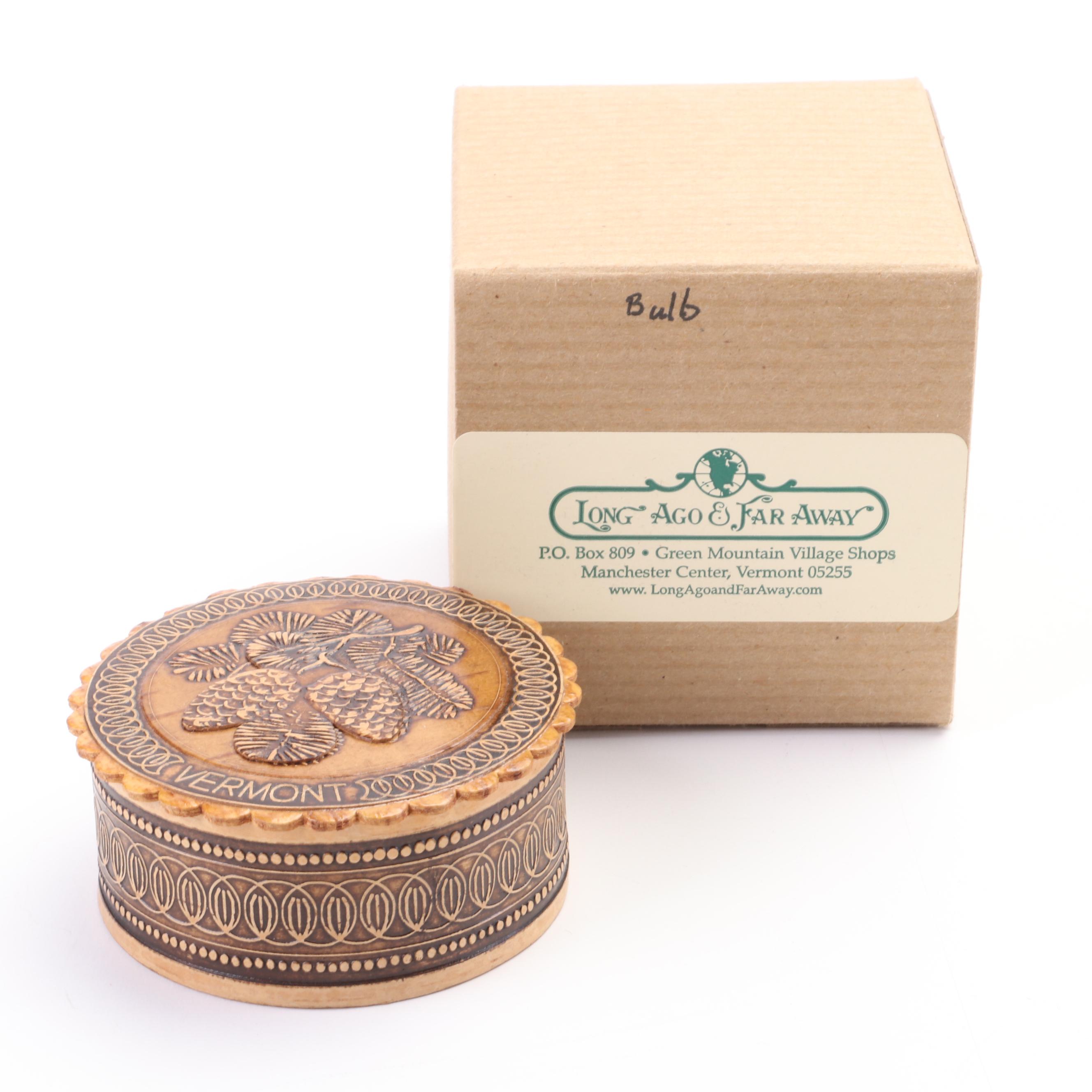 Birch, Clove, Metal and Other Wooden Handcrafted Trinket and Tea Boxes