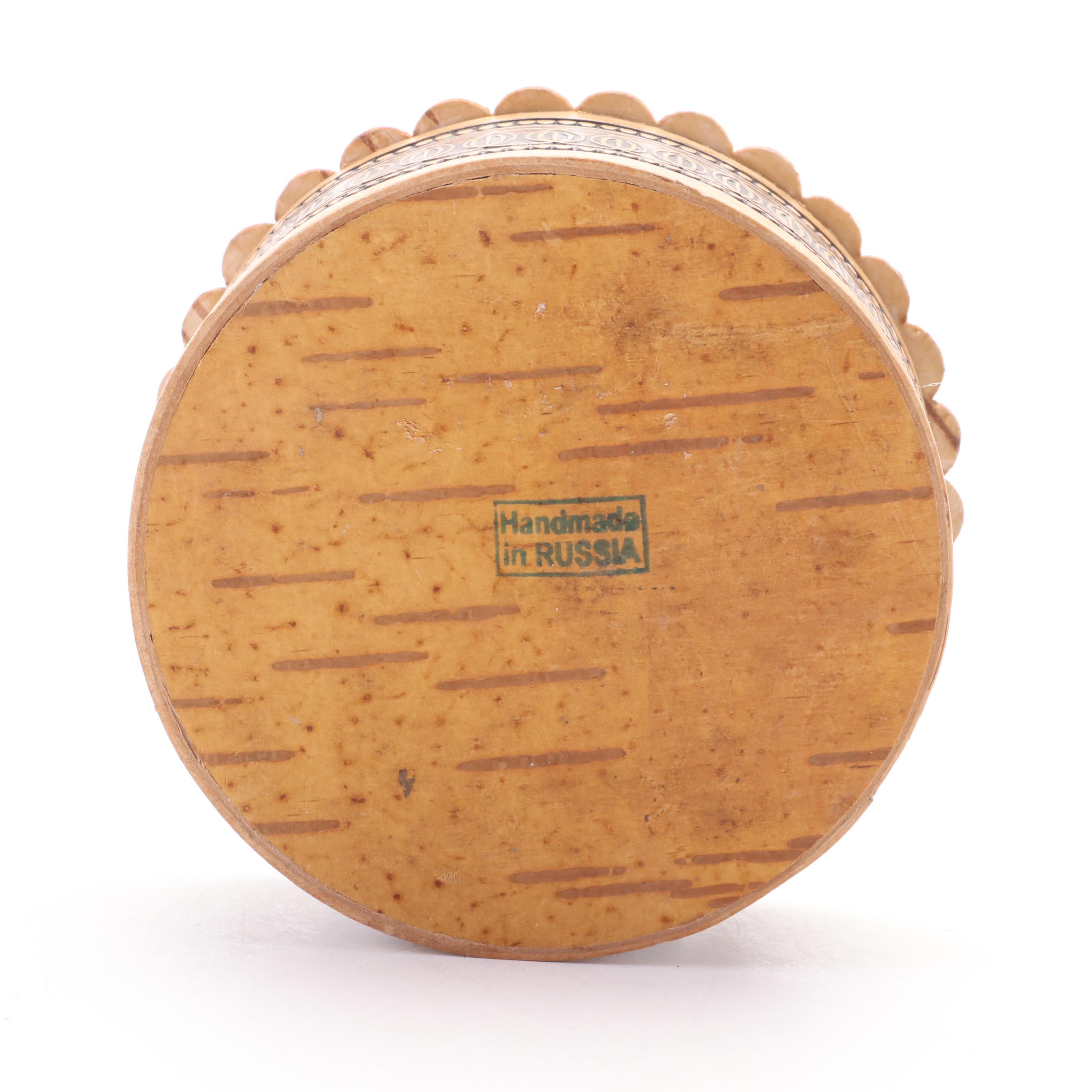 Birch, Clove, Metal and Other Wooden Handcrafted Trinket and Tea Boxes