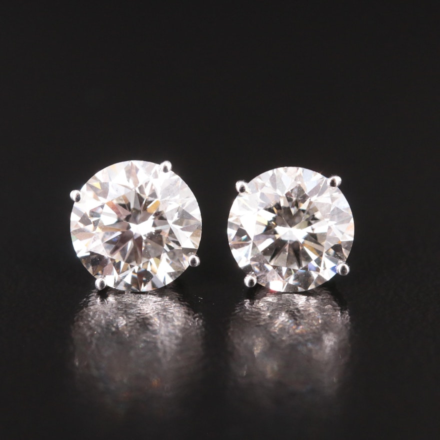 14K 6.07 CTW Lab Grown Diamond Stud Earrings