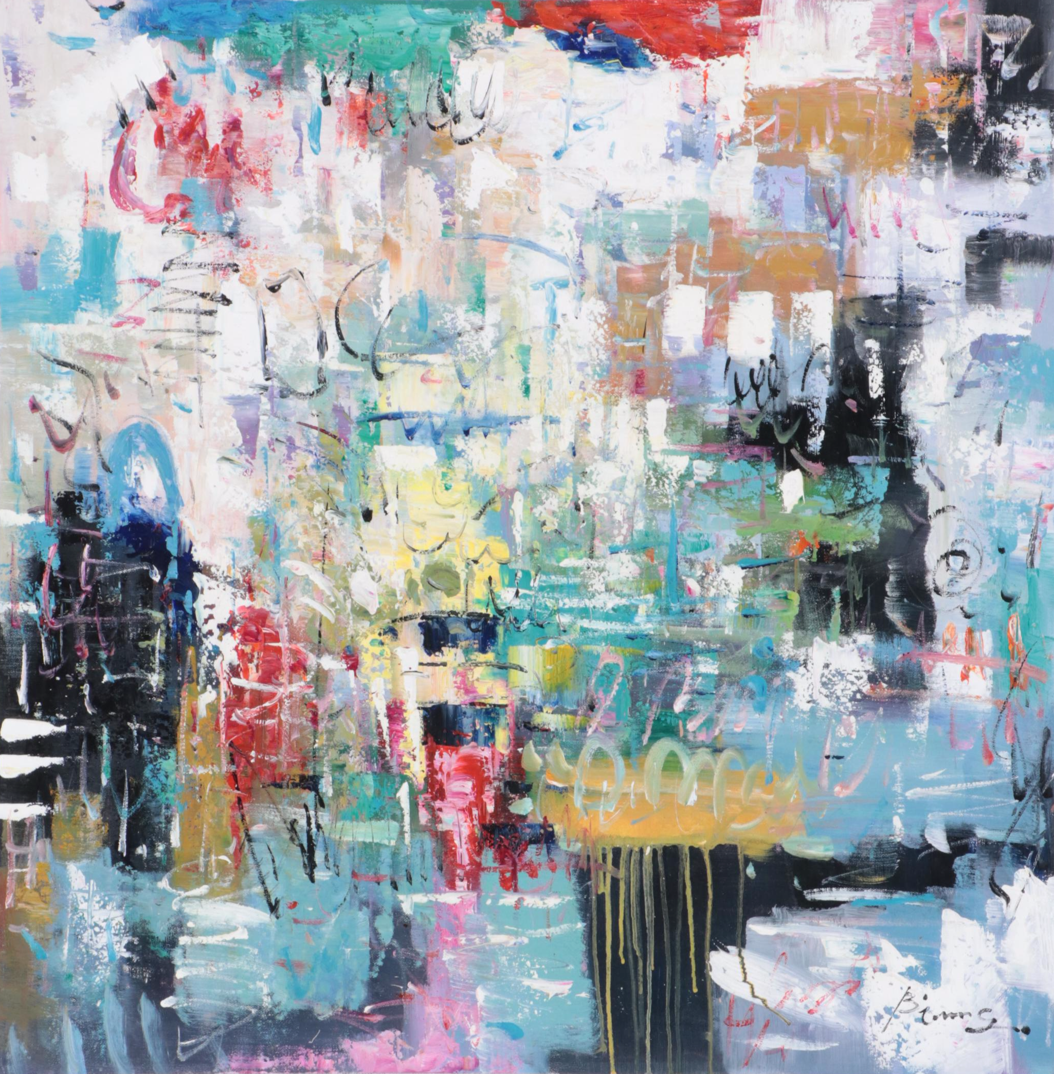 Bing Abstract Oil Painting