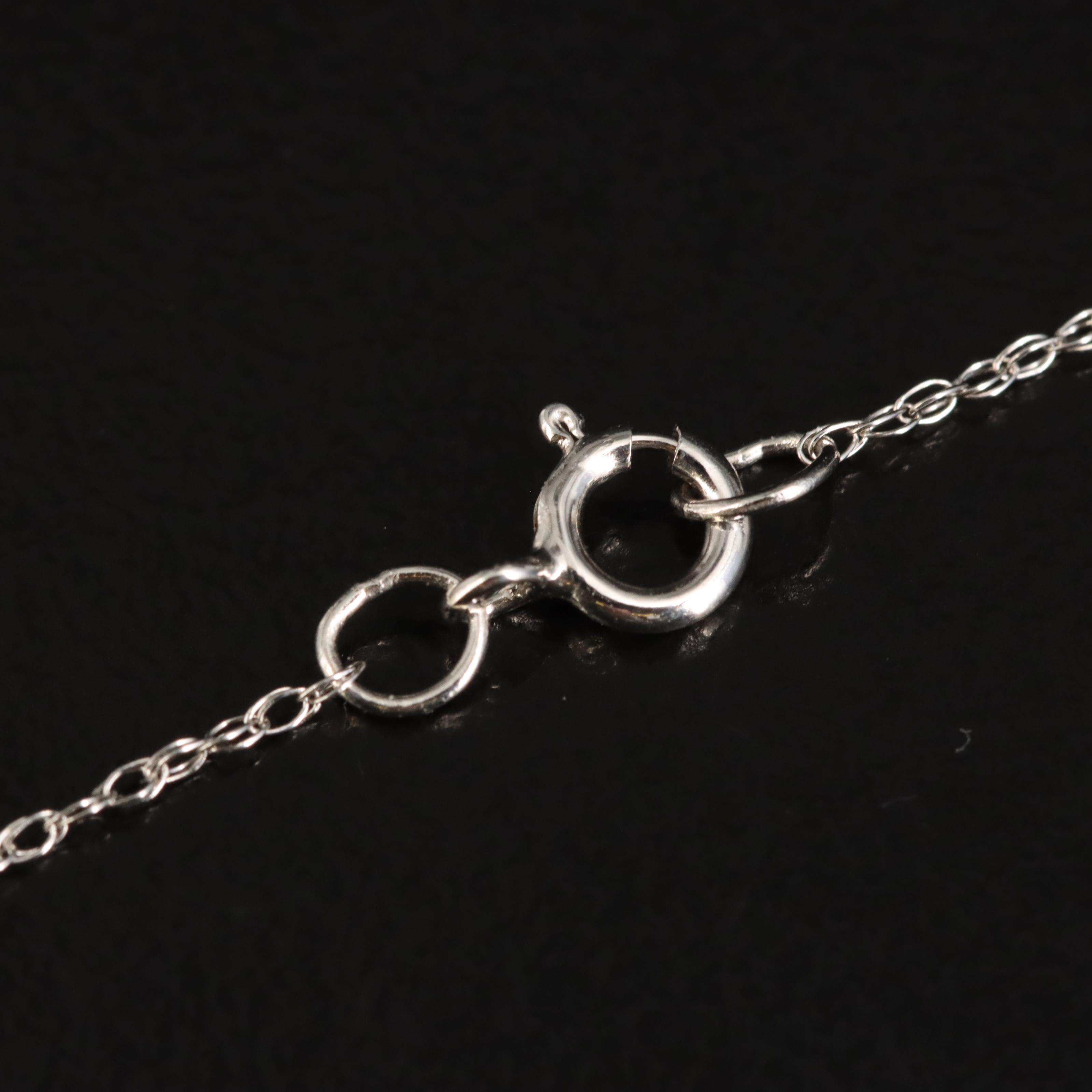 Sterling 1.53 CTW Diamond Heart on 10K Chain