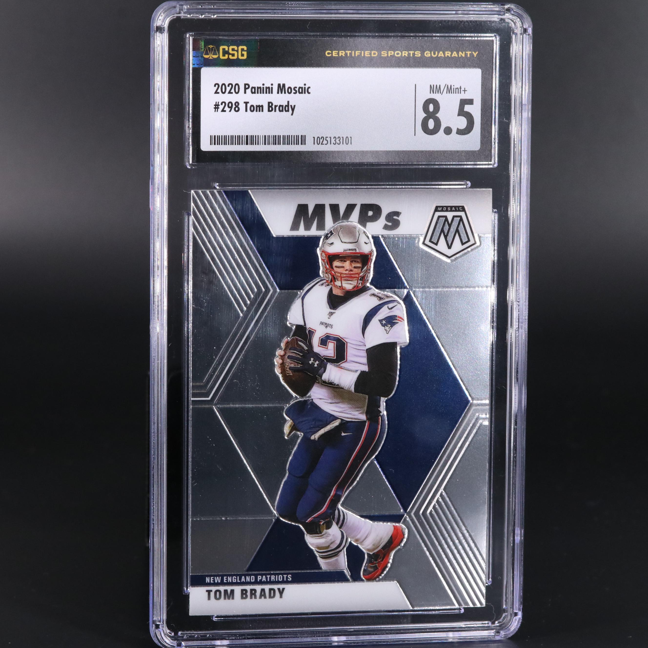 2022 Panini Mosaic Tom Brady #298 Mint 8.5 Football Card