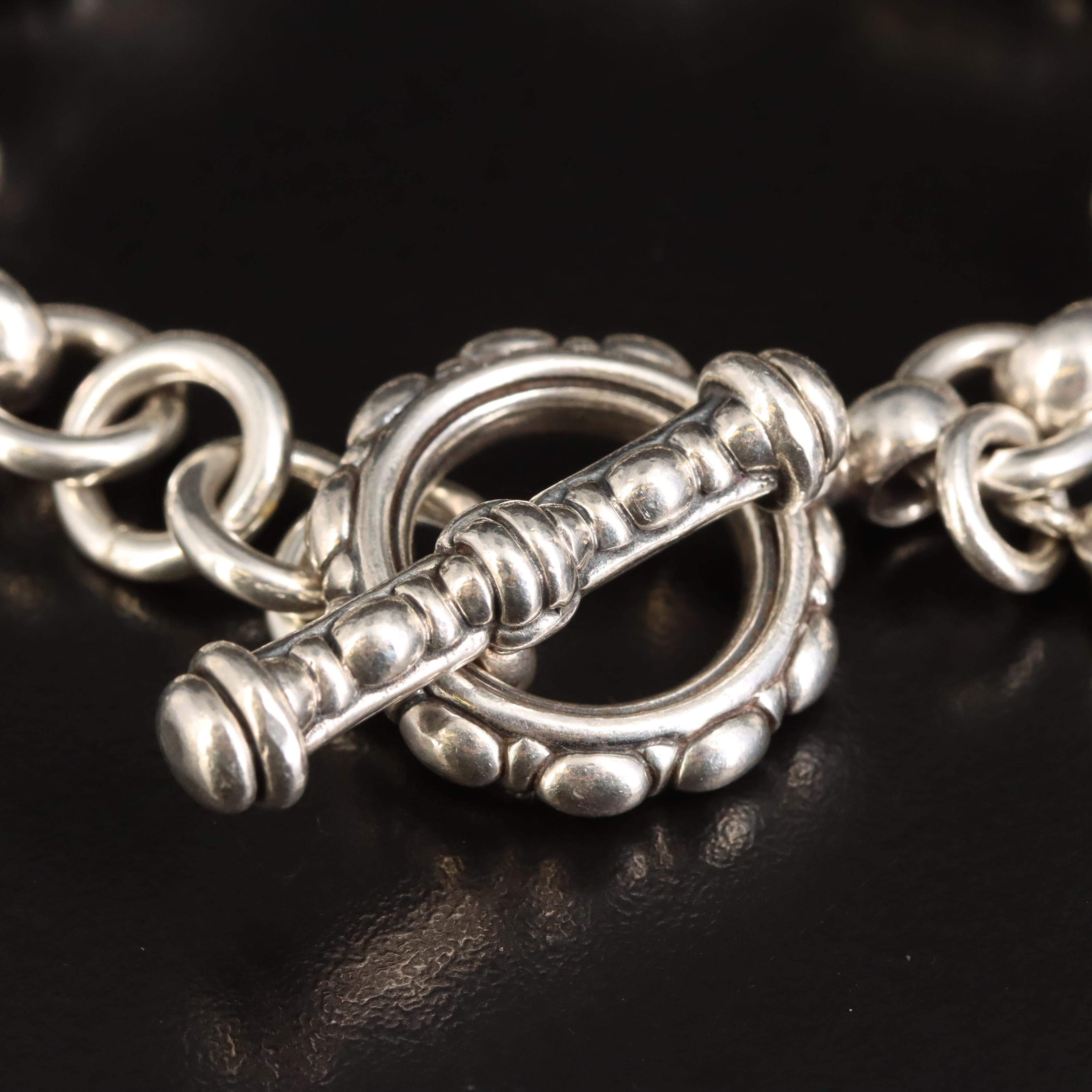 David Wysor Sterling Bracelet with 18K Accents