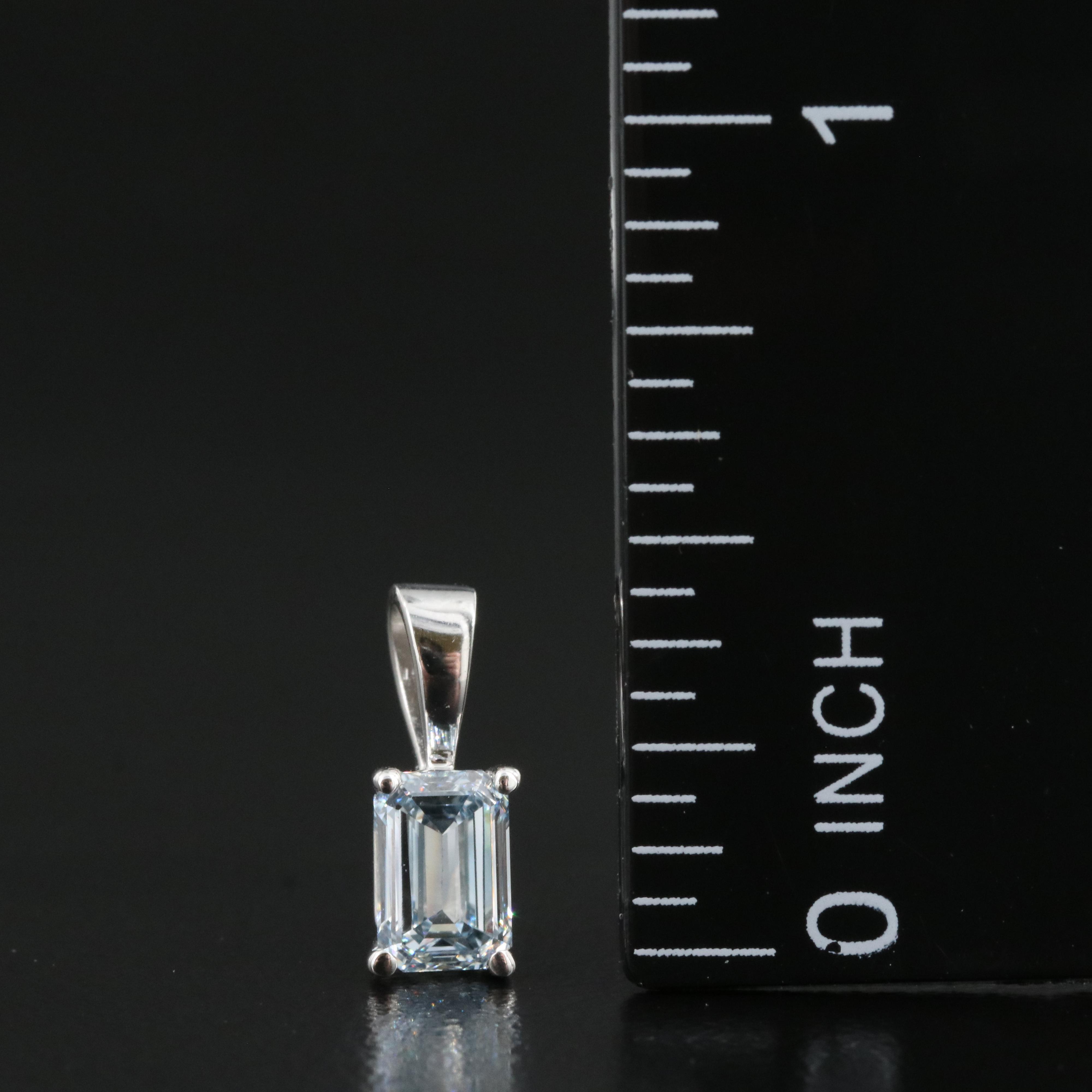 14K 0.59 CTW Lab Grown Diamond Solitaire Pendant