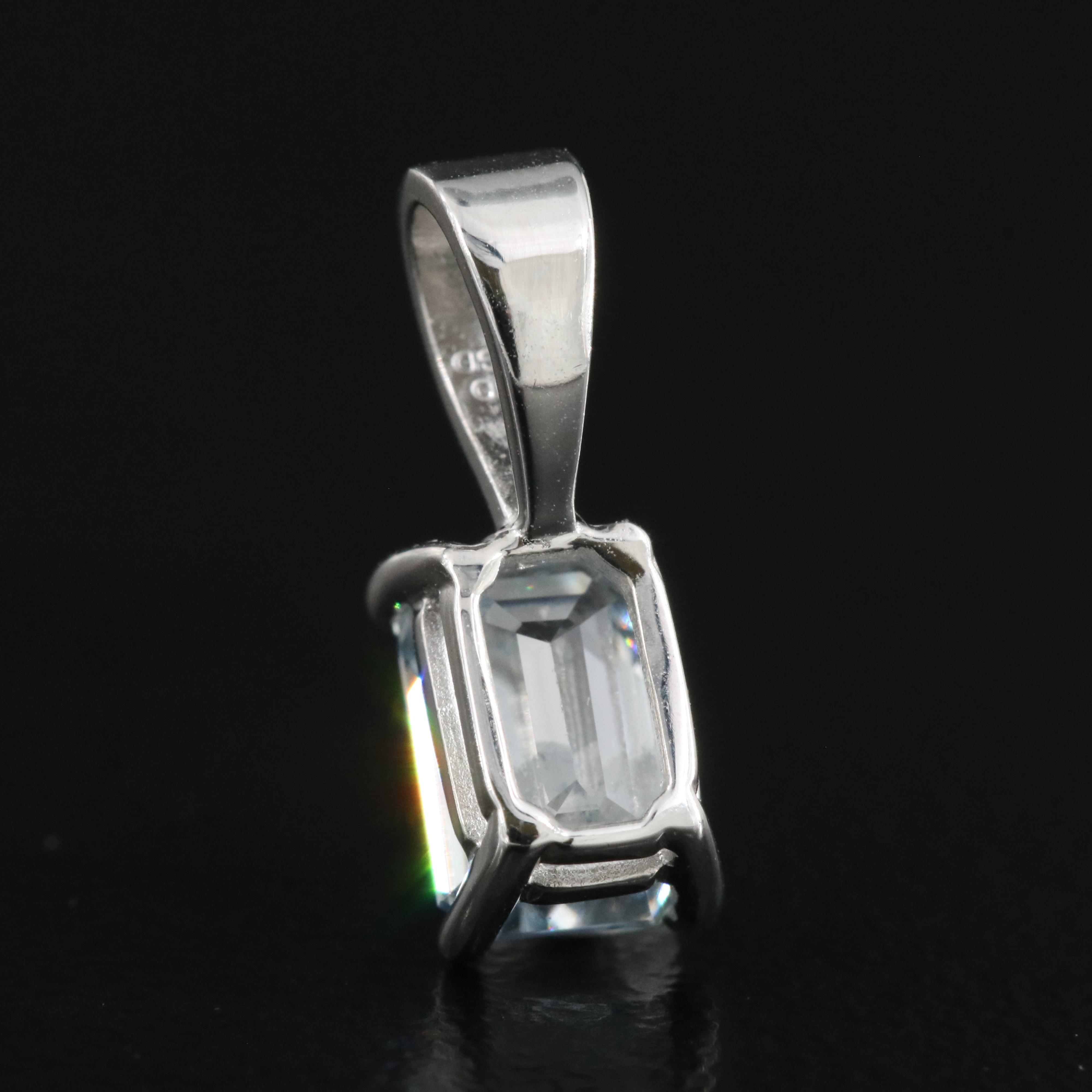 14K 0.59 CTW Lab Grown Diamond Solitaire Pendant