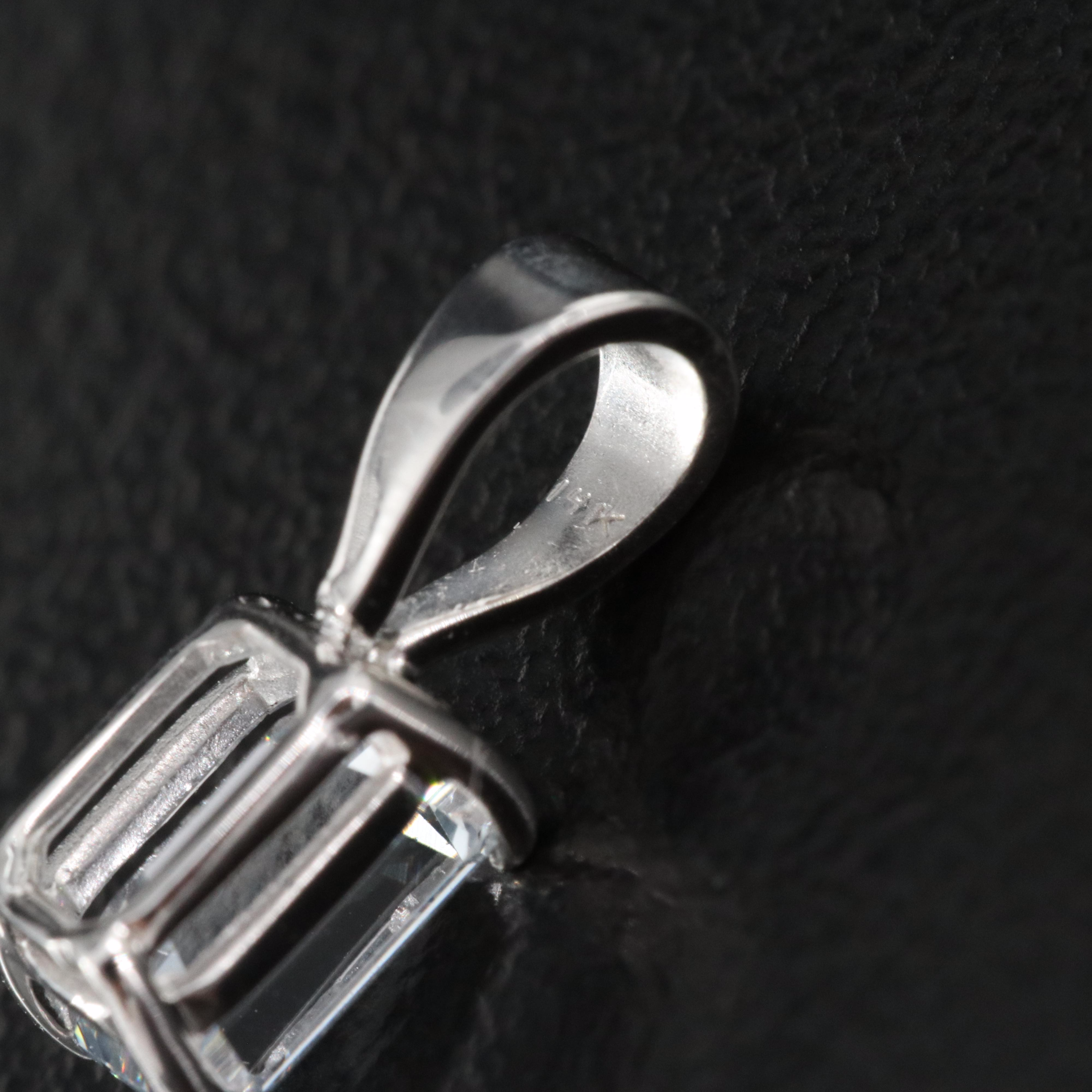 14K 0.45 CT Lab Grown Diamond Solitaire Pendant